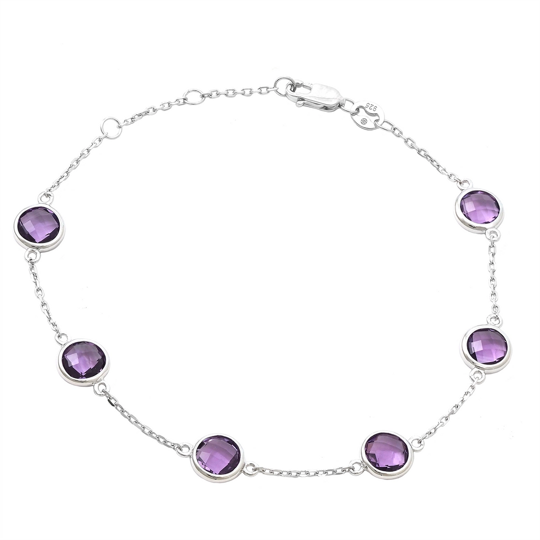 Bracelets Bracelets in Silver containing Amethyst 467552