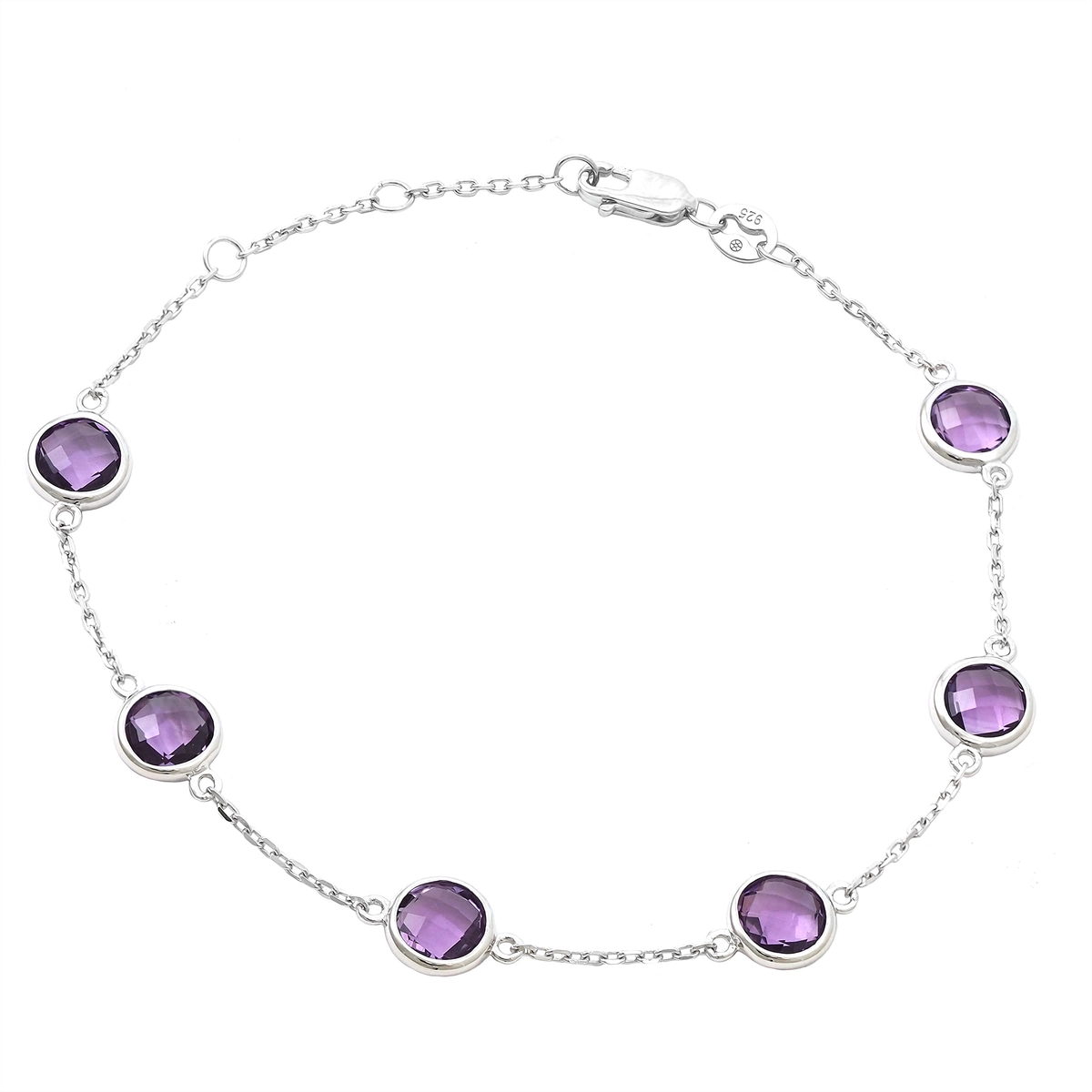 Bracelets Bracelets in Silver containing Amethyst 467552