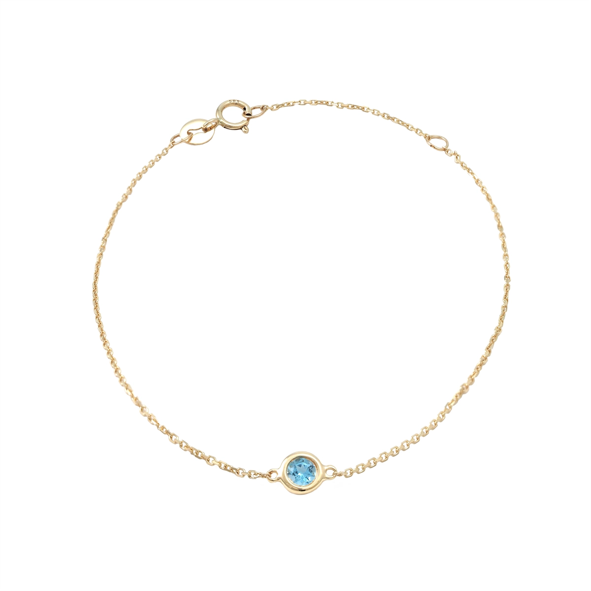 Bracelets Bracelets in Yellow Gold containing Blue topaz  467593