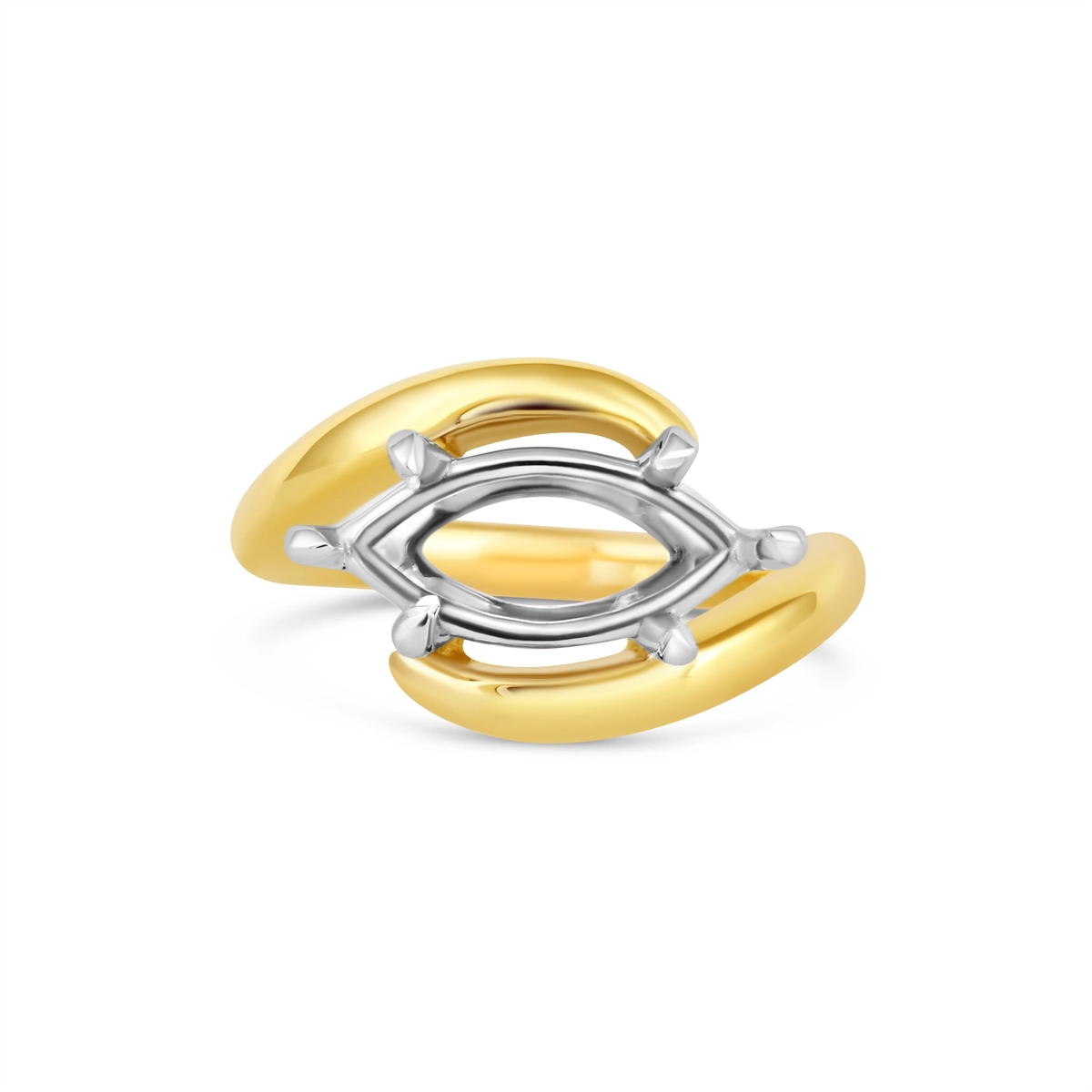 Gabriel & Co Engagement Rings in Mixed Metals 467895