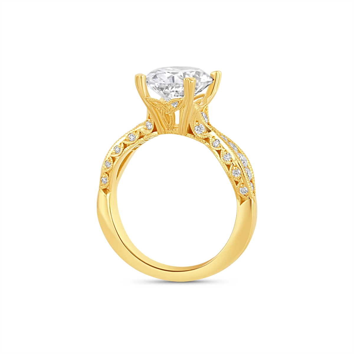 Tacori Engagement Rings in Yellow Gold containing Diamond 2578 OV 11X8 1/2 Y