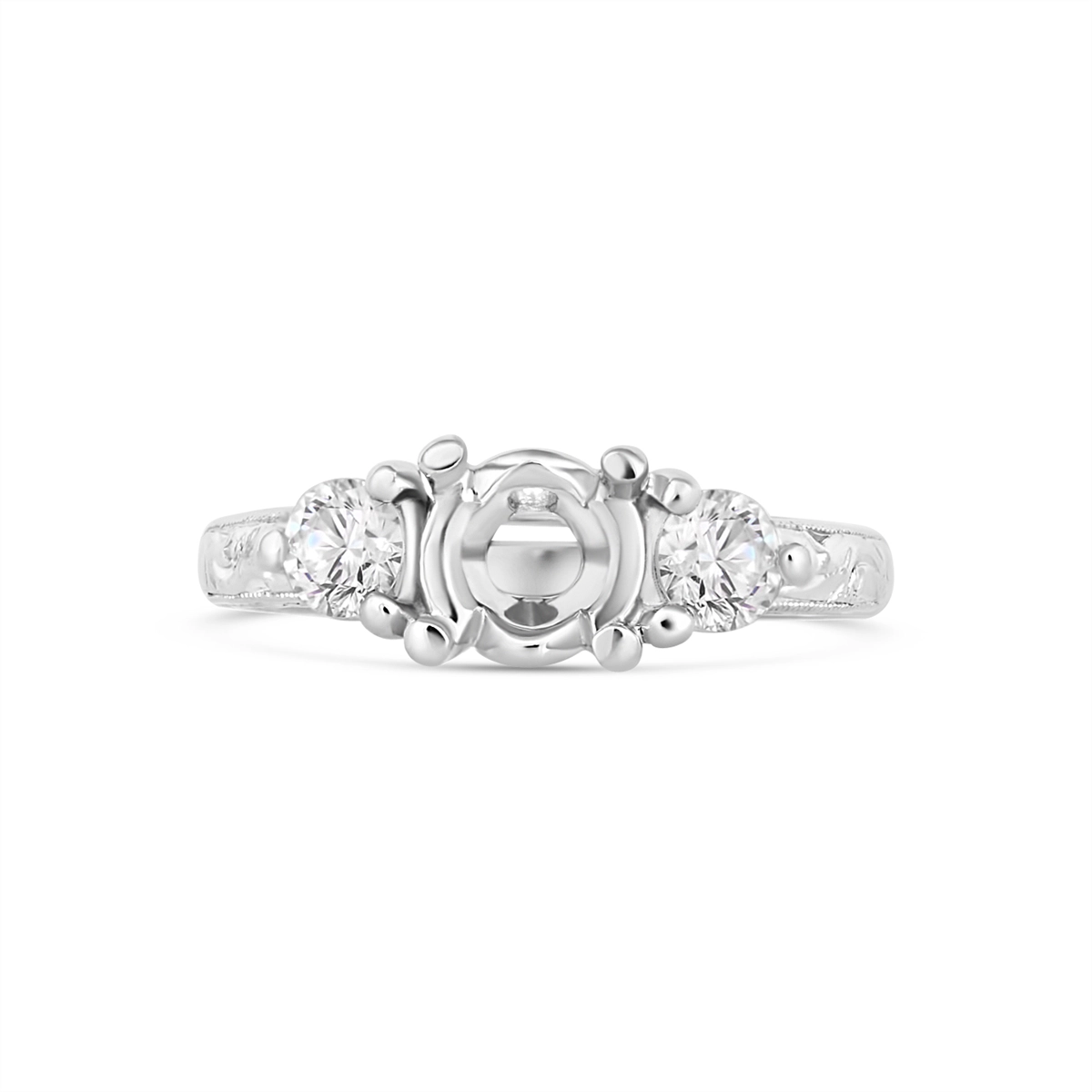 Engagement Collections Engagement Rings in Platinum/Palladium containing Diamond 467902