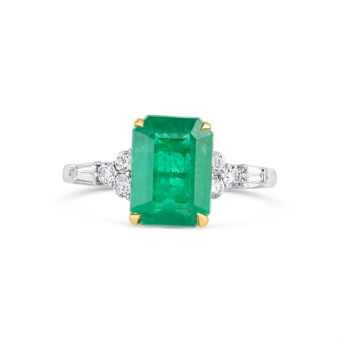 Rings Rings in Mixed Metals containing Multi-gemstone, Diamond, Emerald 468003