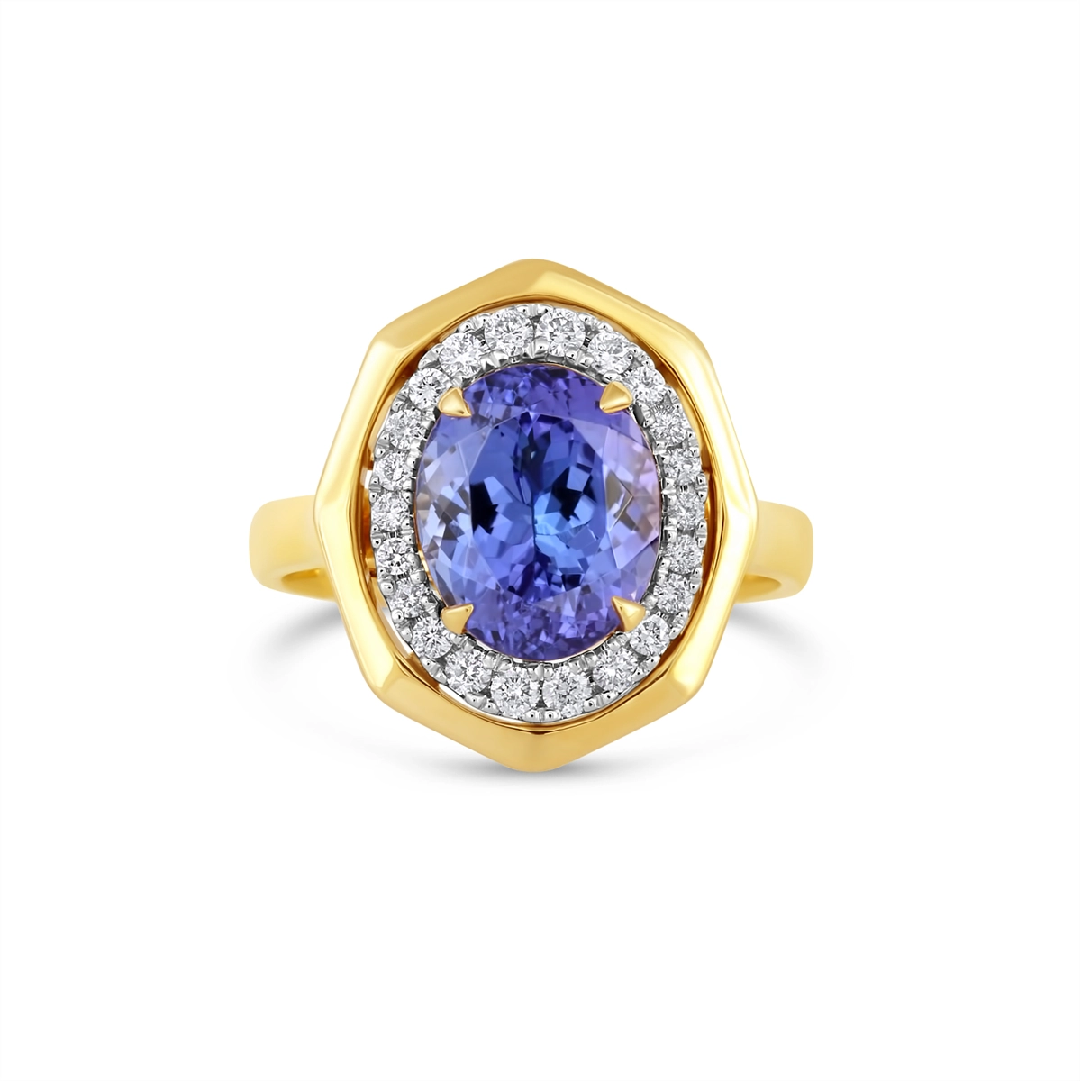 Rings Rings in Mixed Metals containing Tanzanite, Multi-gemstone, Diamond 468019