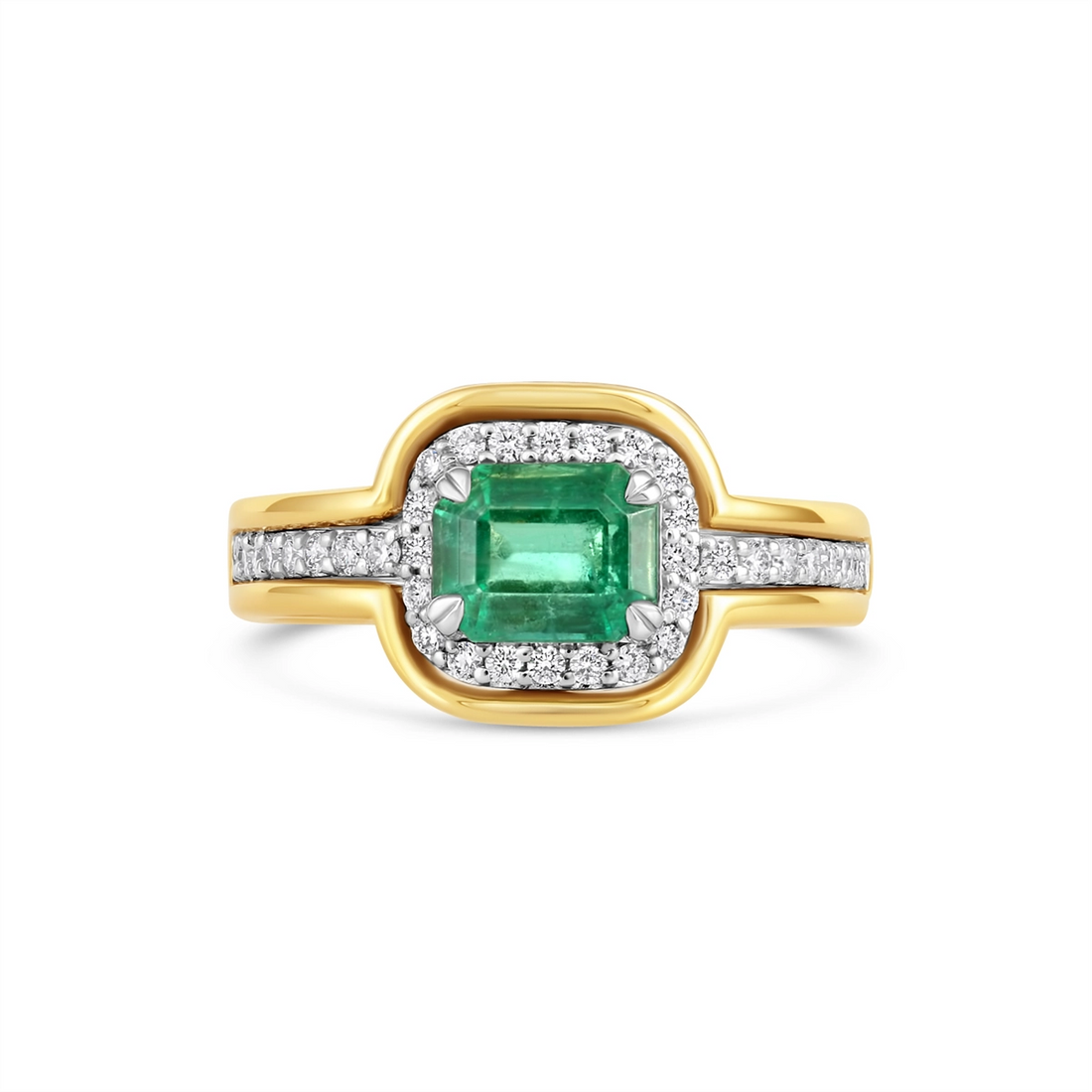 Rings Rings in Mixed Metals containing Multi-gemstone, Diamond, Emerald 468025