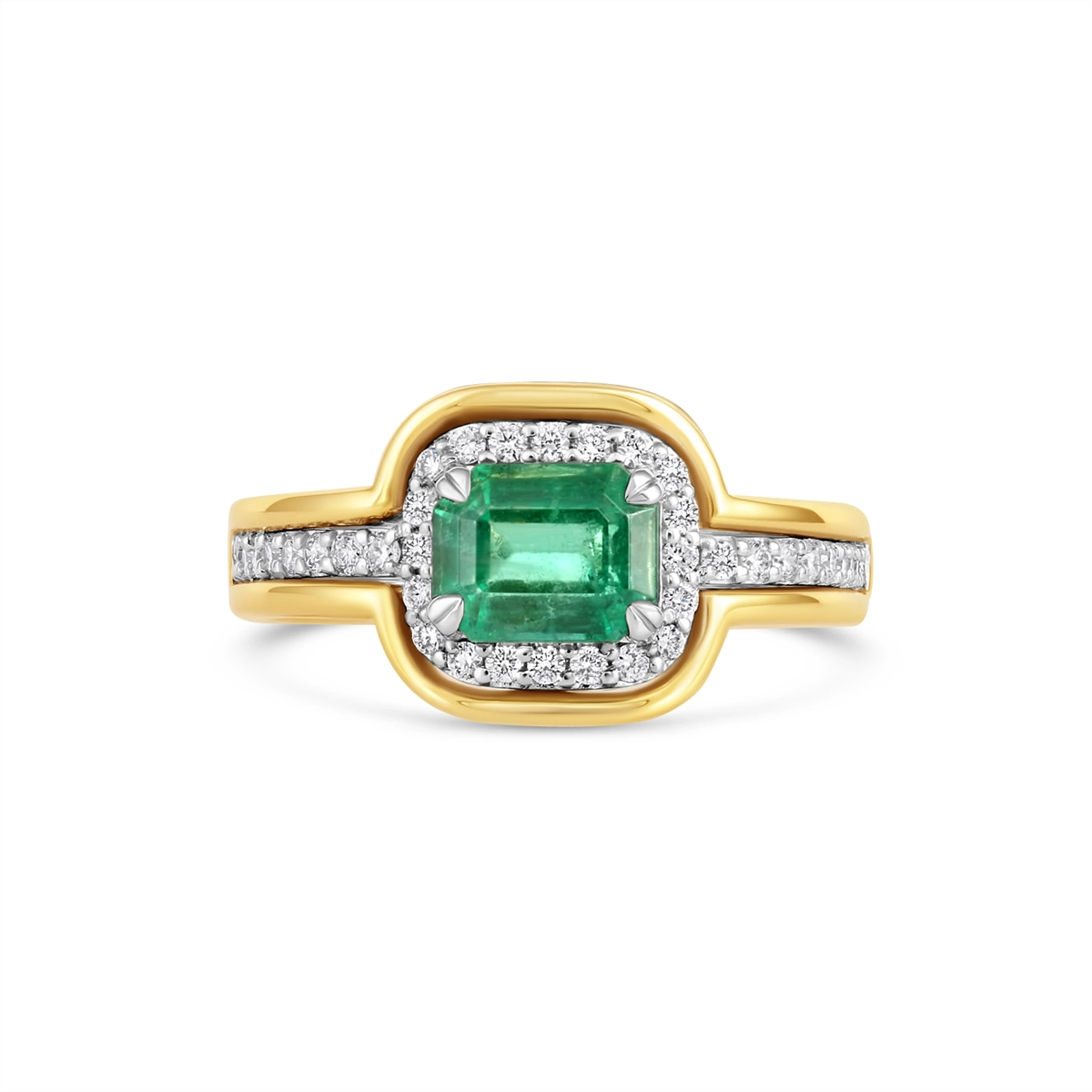 Rings Rings in Mixed Metals containing Multi-gemstone, Diamond, Emerald 468025