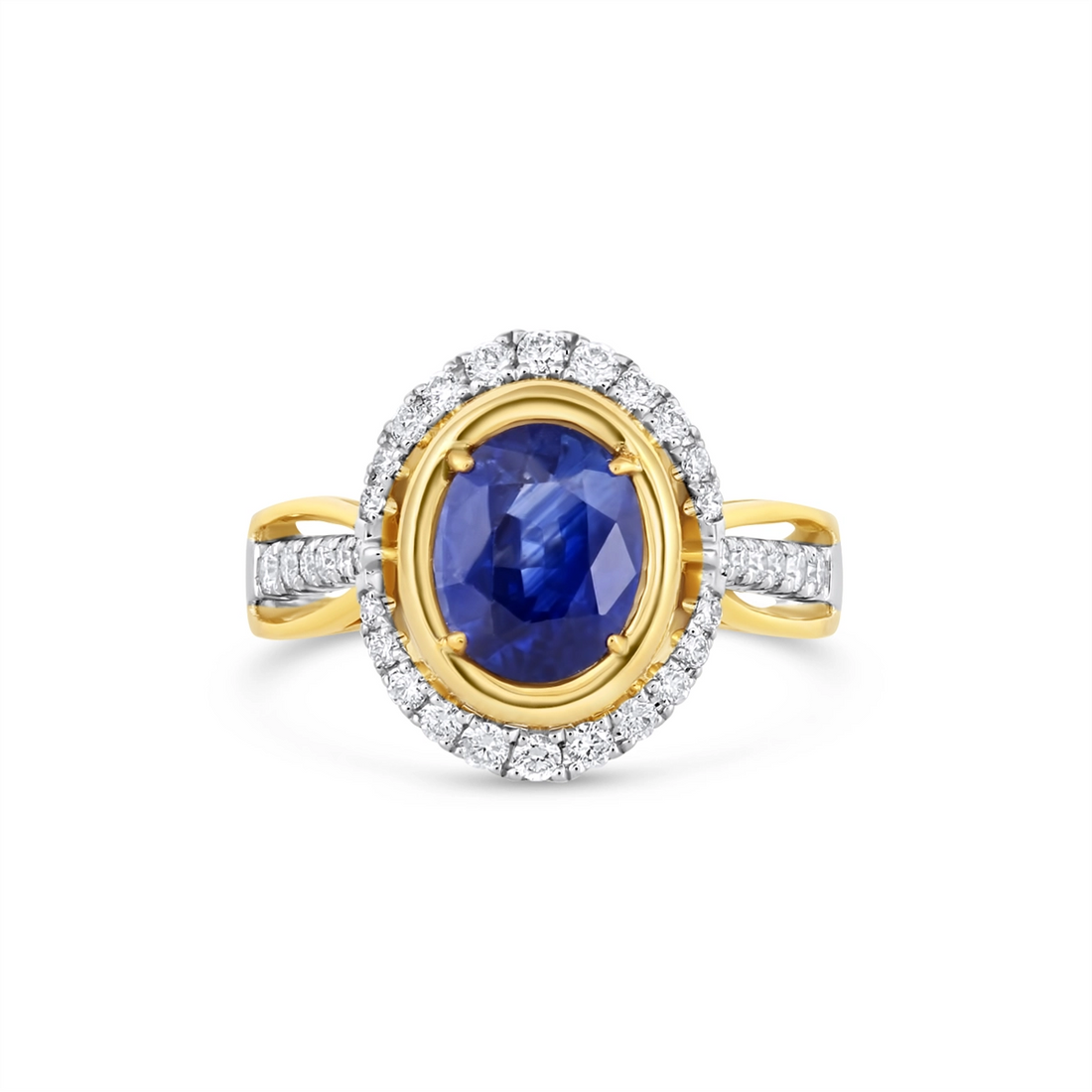 Rings Rings in Mixed Metals containing Multi-gemstone, Diamond, Sapphire 468041