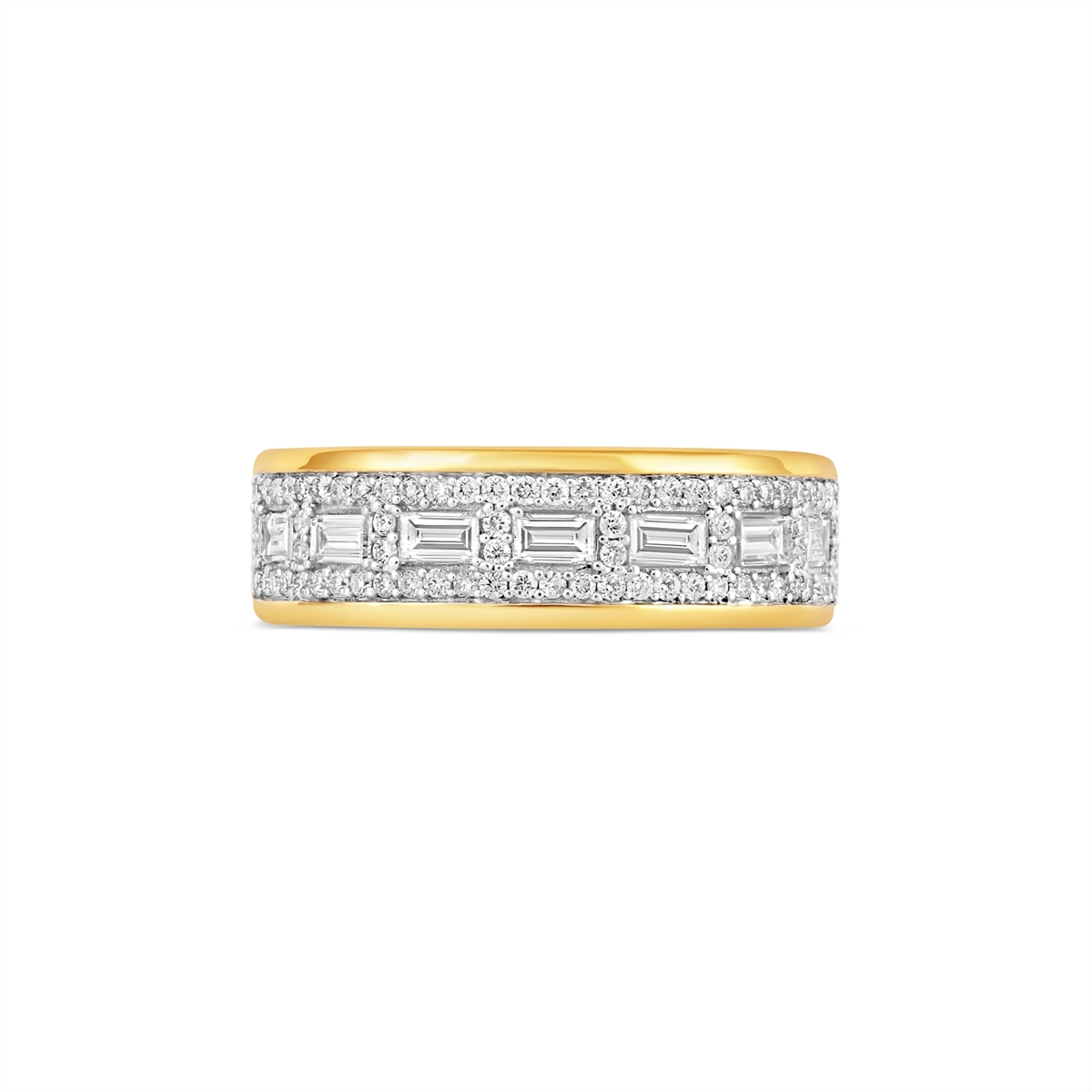 Wedding Bands Wedding Rings in Yellow Gold containing Diamond 468053