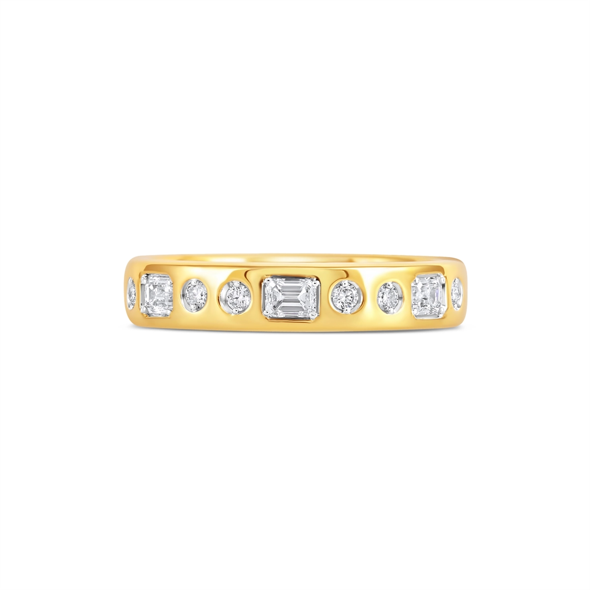 Wedding Bands Wedding Rings in Yellow Gold containing Diamond 468060