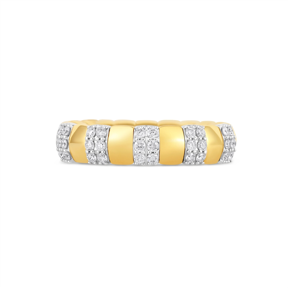 Wedding Bands Wedding Rings in Mixed Metals containing Diamond 468061