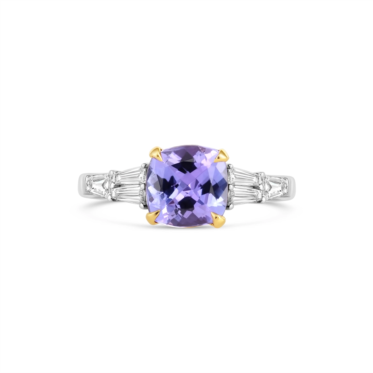 Rings Rings in Mixed Metals containing Tanzanite, Multi-gemstone, Diamond 468065