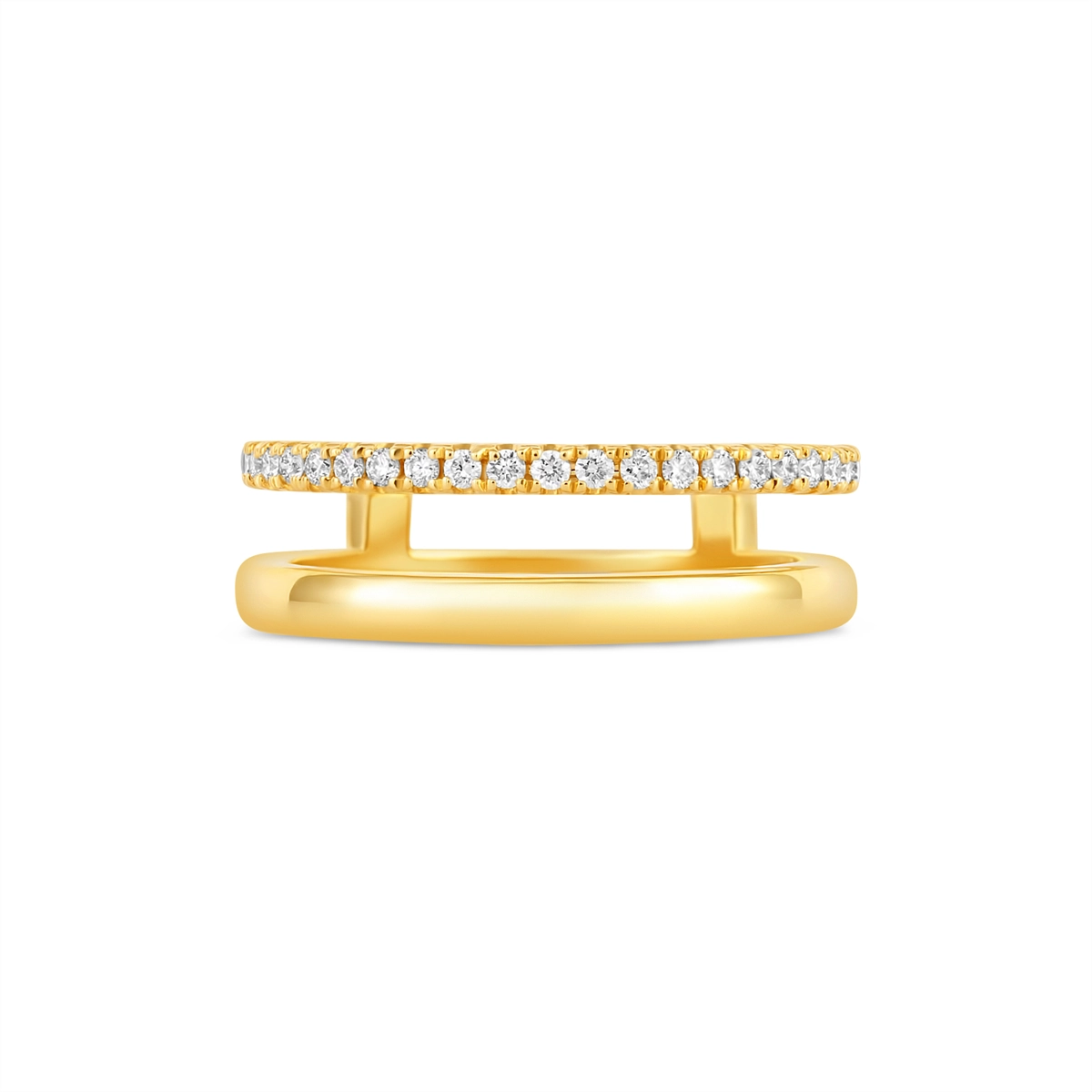 Wedding Bands Wedding Rings in Yellow Gold containing Diamond 468067
