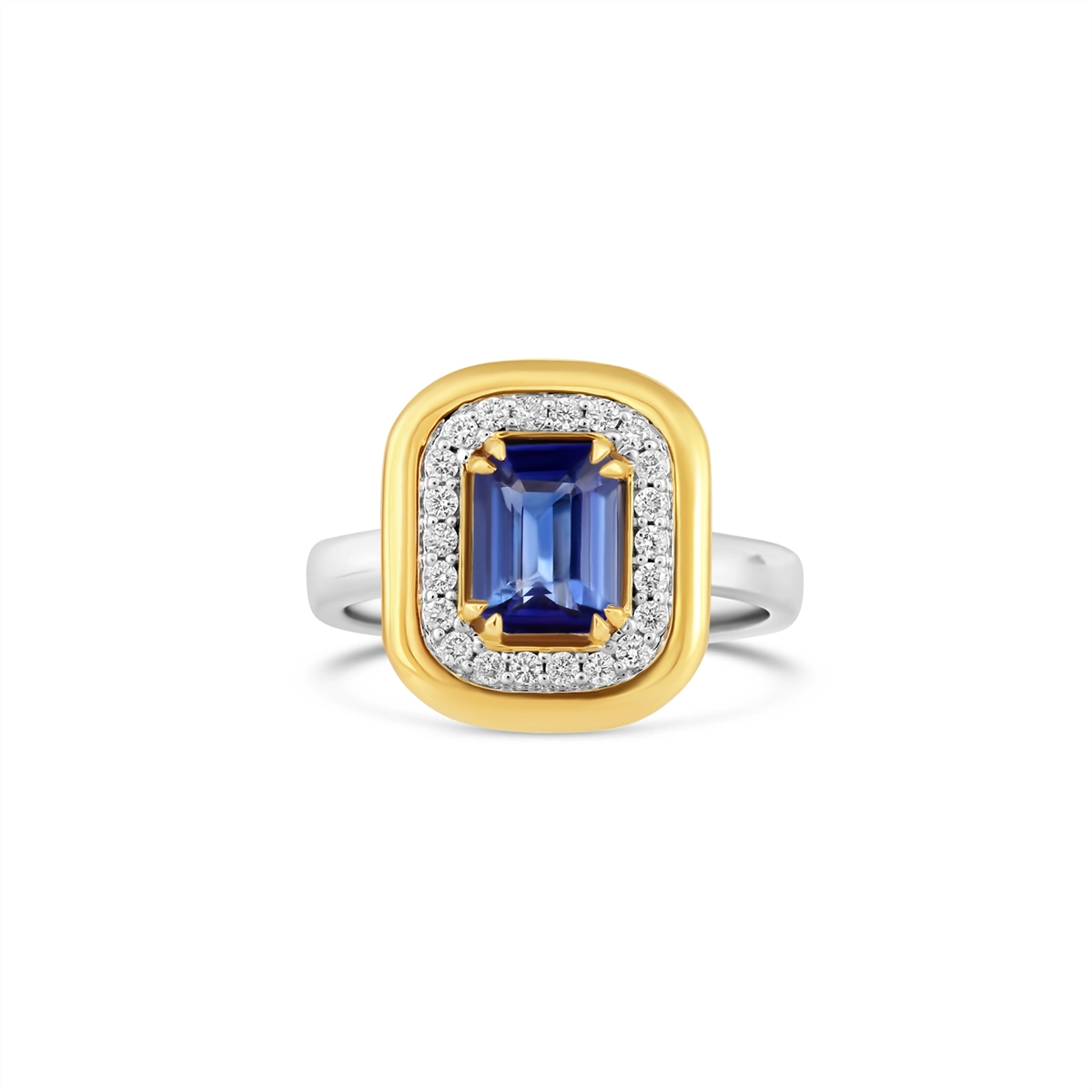 Rings Rings in Mixed Metals containing Multi-gemstone, Diamond, Sapphire 468070