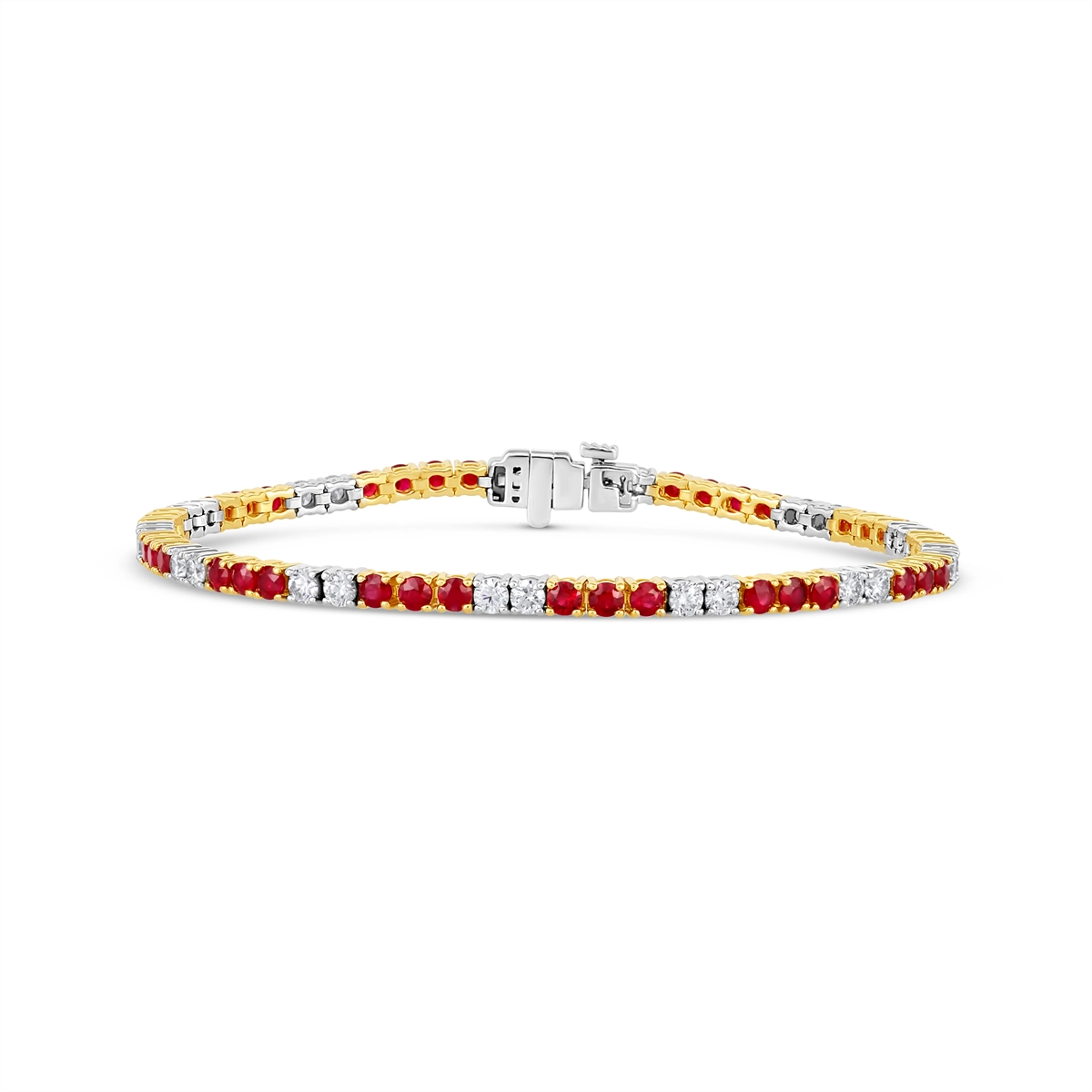 Bracelets Bracelets in Mixed Metals containing Multi-gemstone, Diamond, Ruby 468099