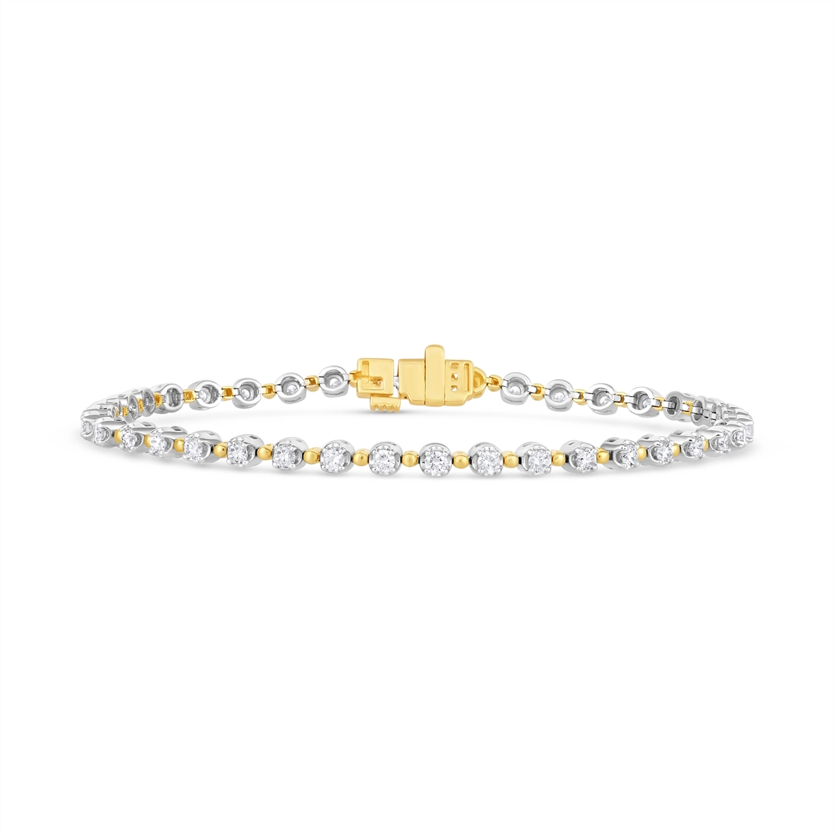 Bracelets Bracelets in Mixed Metals containing Diamond 468101