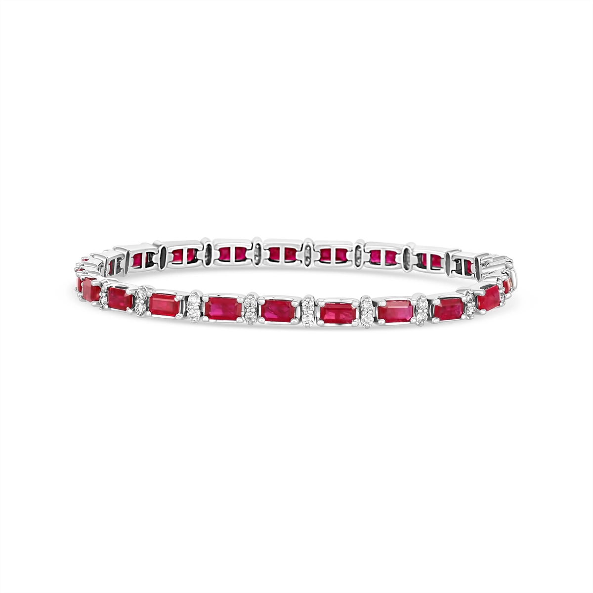 Bracelets Bracelets in White Gold containing Multi-gemstone, Diamond, Ruby 468107