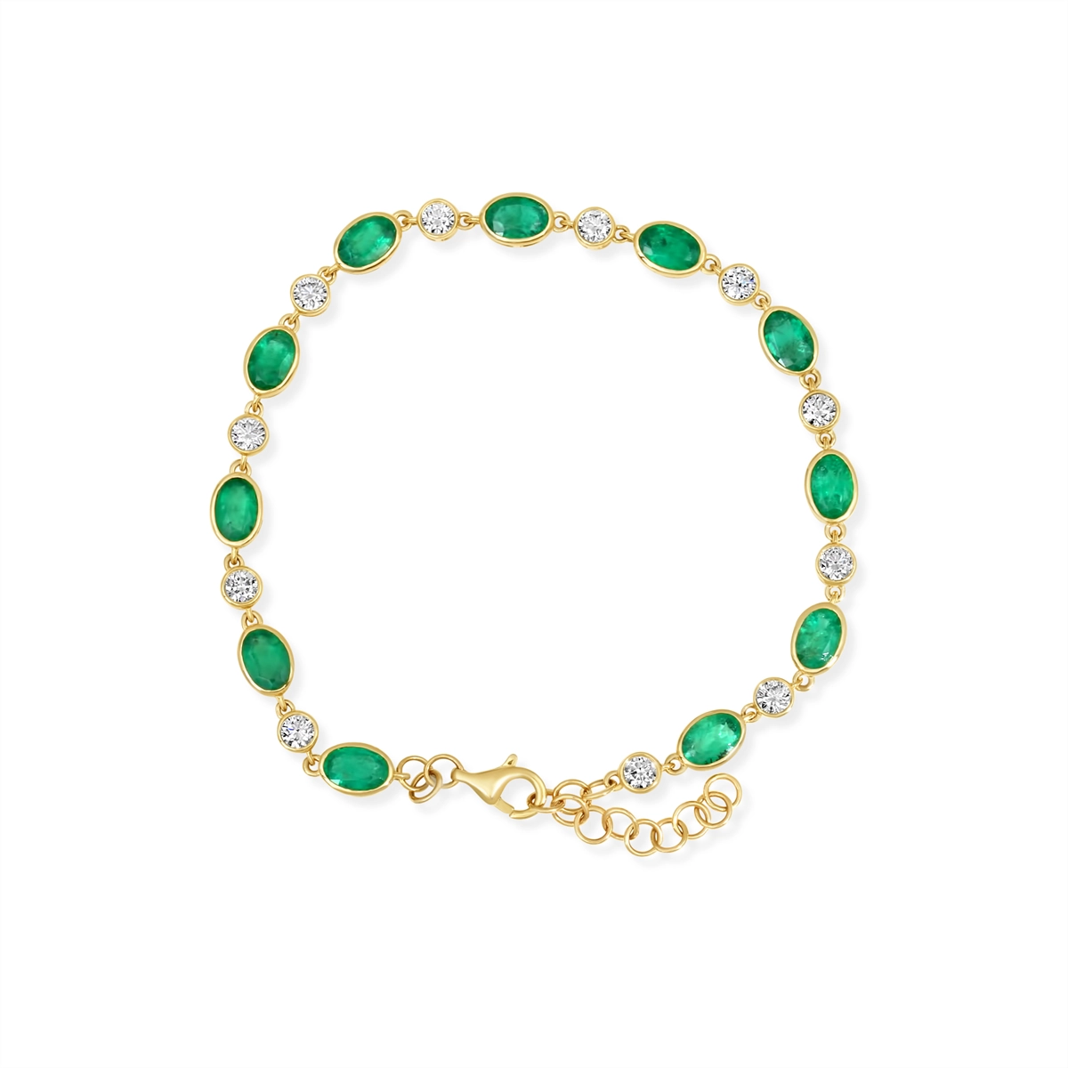 Bracelets Bracelets in Yellow Gold containing Multi-gemstone, Diamond, Emerald 468113