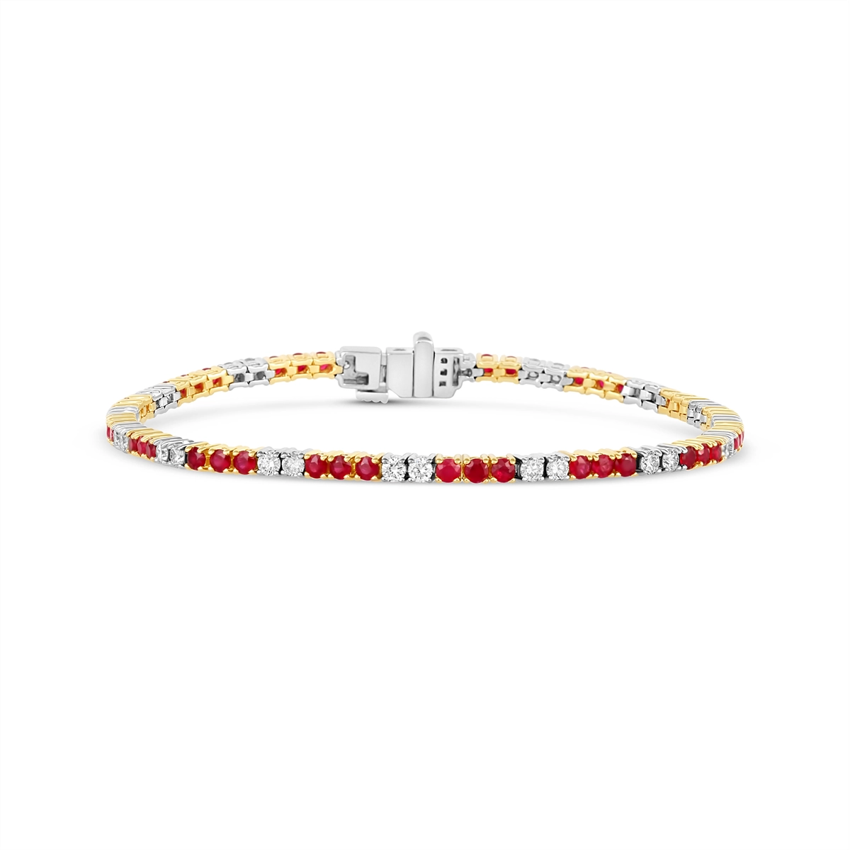 Bracelets Bracelets in Mixed Metals containing Multi-gemstone, Diamond, Ruby 468114