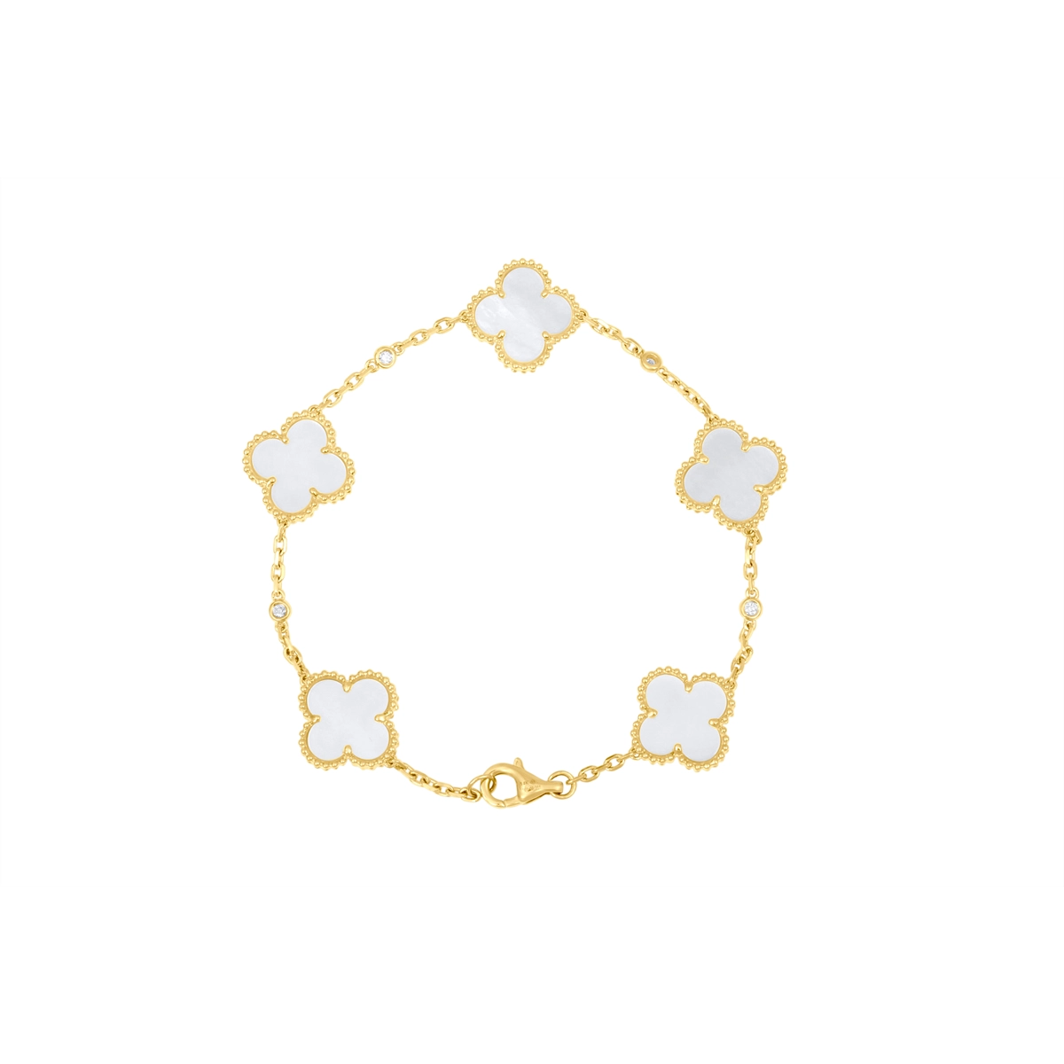 Bracelets Bracelets in Yellow Gold containing Mother of pearl, Multi-gemstone, Diamond 468118