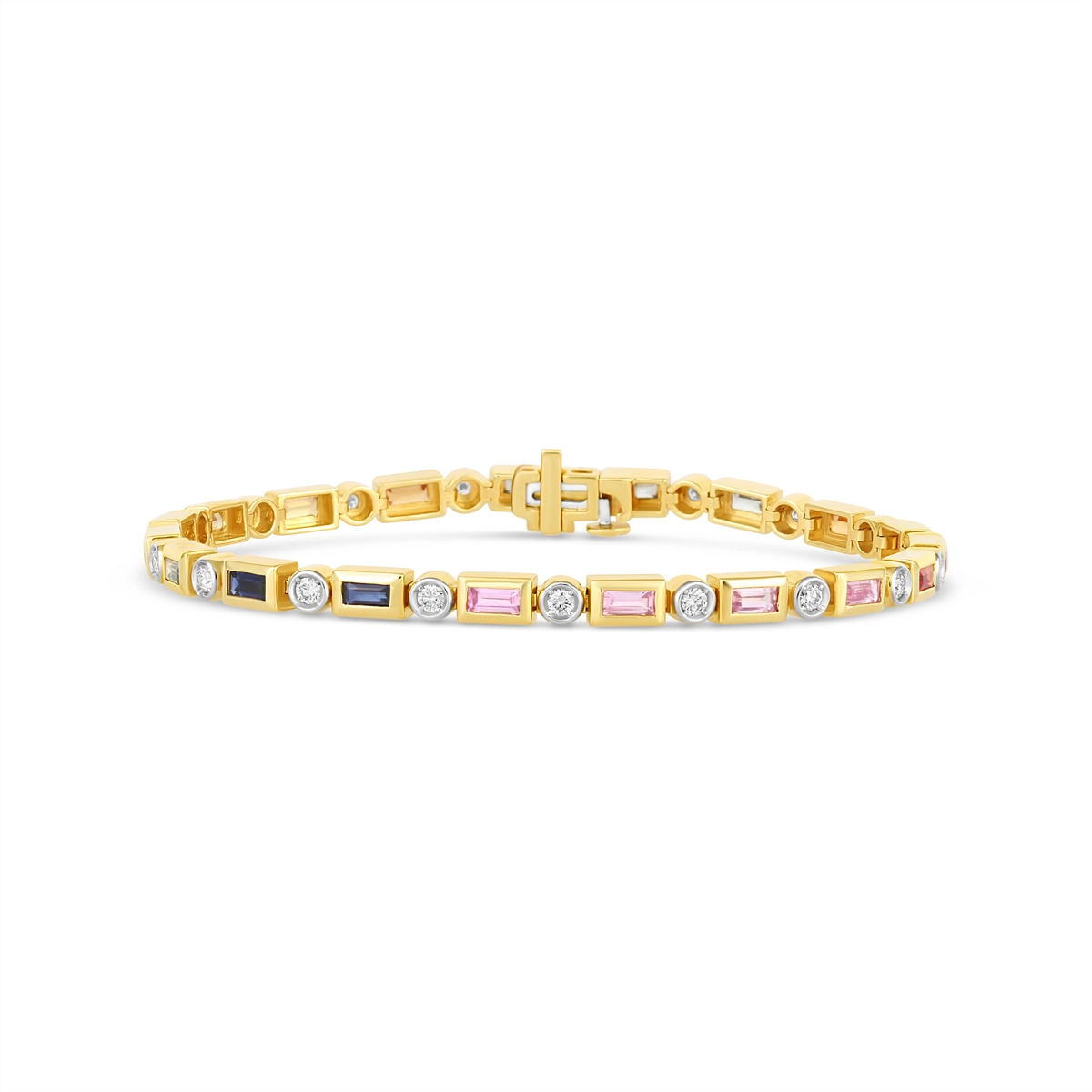 Bracelets Bracelets in Yellow Gold containing Other, Multi-gemstone, Diamond, Sapphire 468121