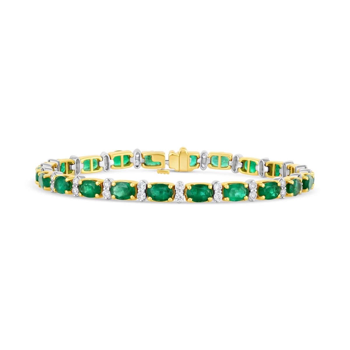 Bracelets Bracelets in Mixed Metals containing Multi-gemstone, Diamond, Emerald 468125
