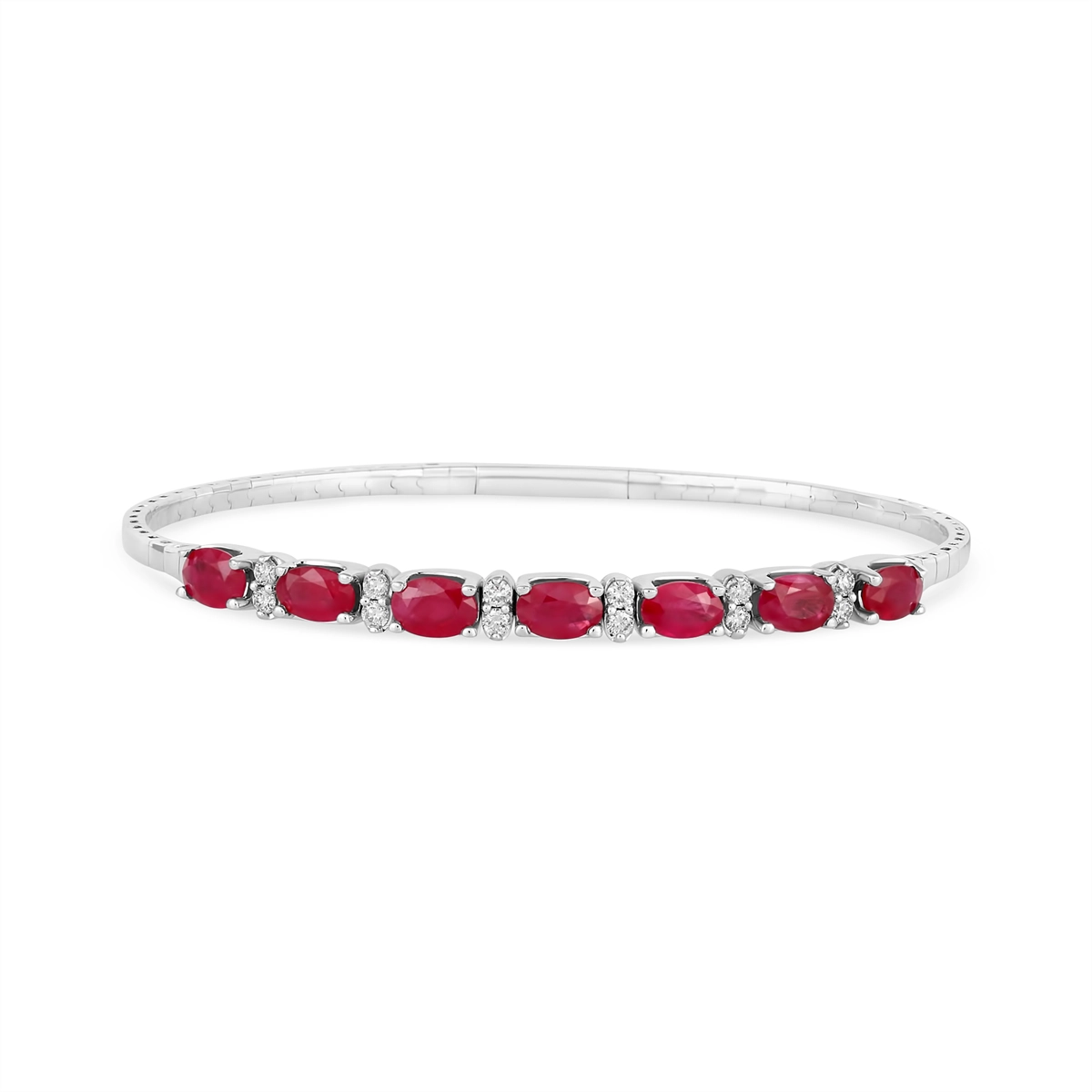 Bracelets Bracelets in White Gold containing Multi-gemstone, Diamond, Ruby 468143