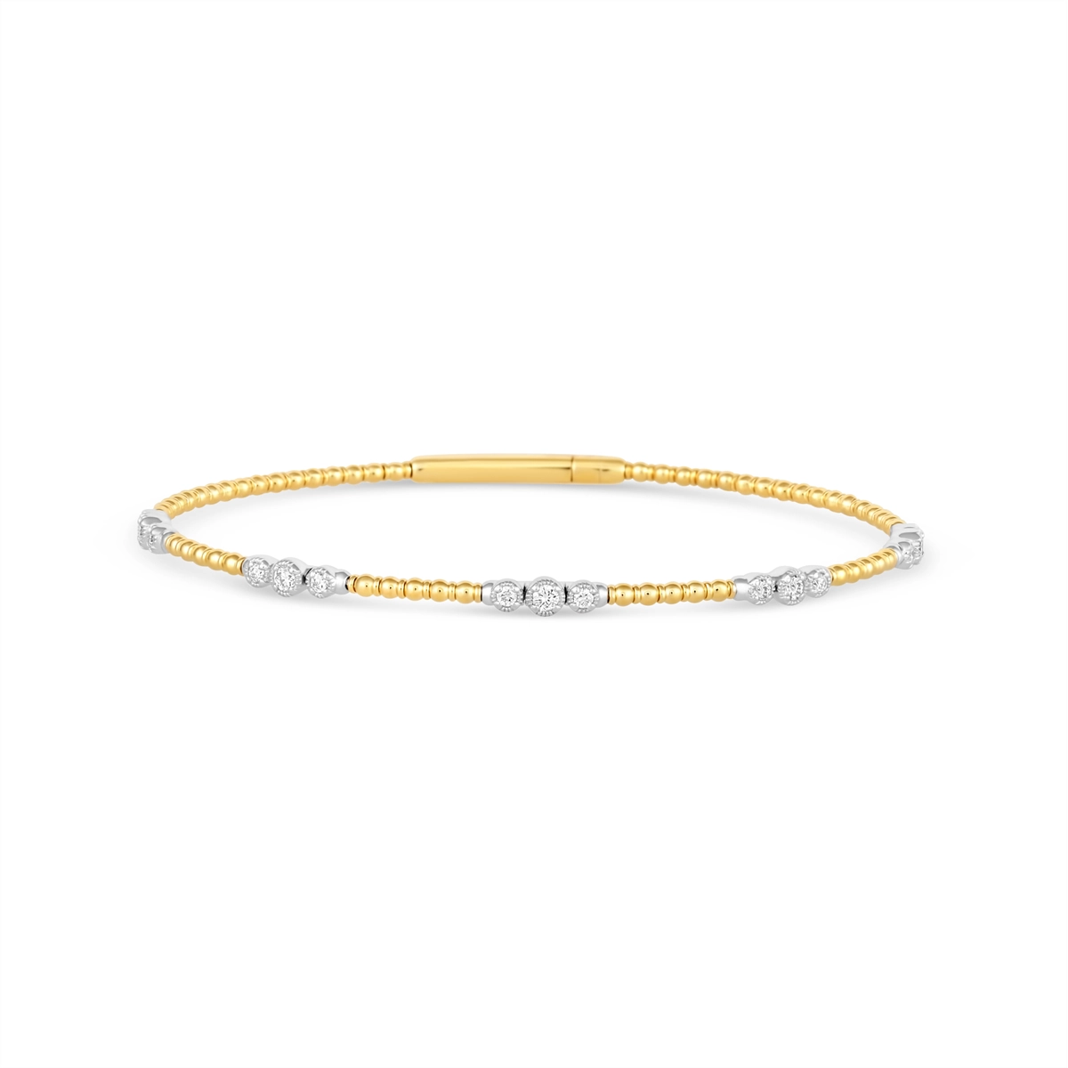 Bracelets Bracelets in Mixed Metals containing Diamond 468146