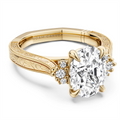Noam Carver  Engagement Rings in Yellow Gold containing Diamond A171-02YM-FCYA