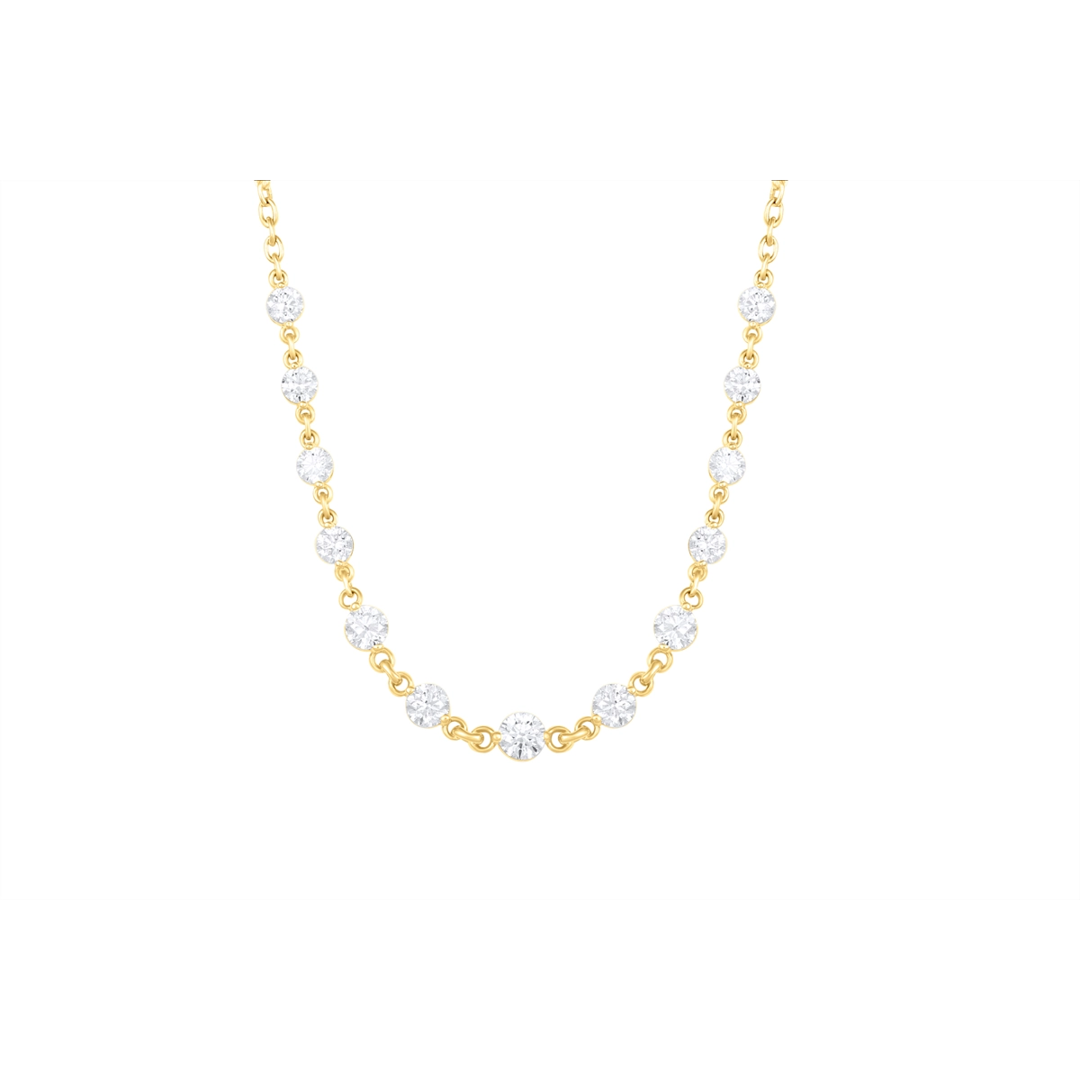 Necklaces Necklaces in Yellow Gold containing Diamond 468170