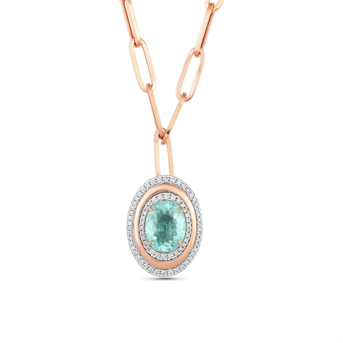 Necklaces Necklaces in Mixed Metals containing Other, Multi-gemstone, Diamond 468171