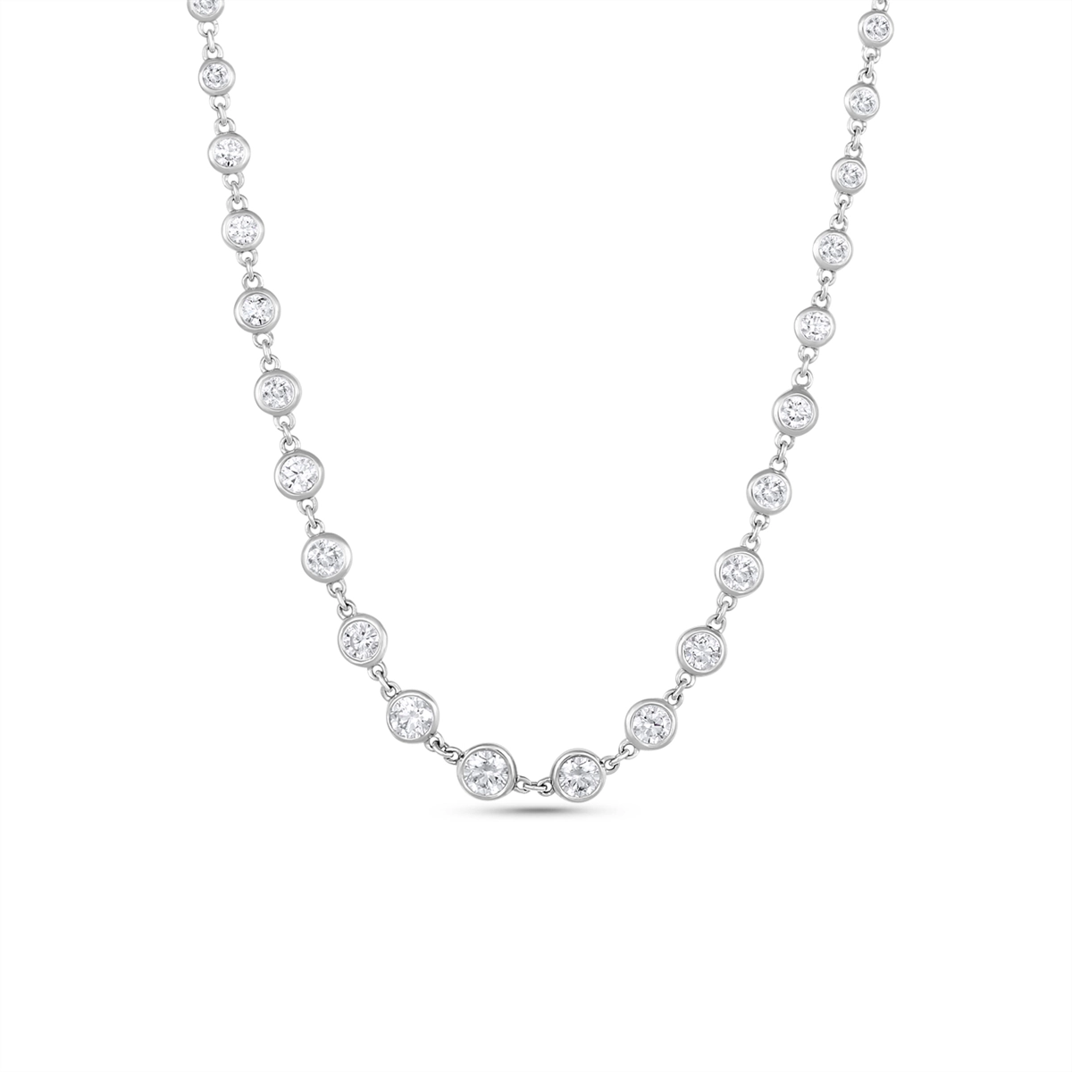 Necklaces Necklaces in White Gold containing Diamond 468173