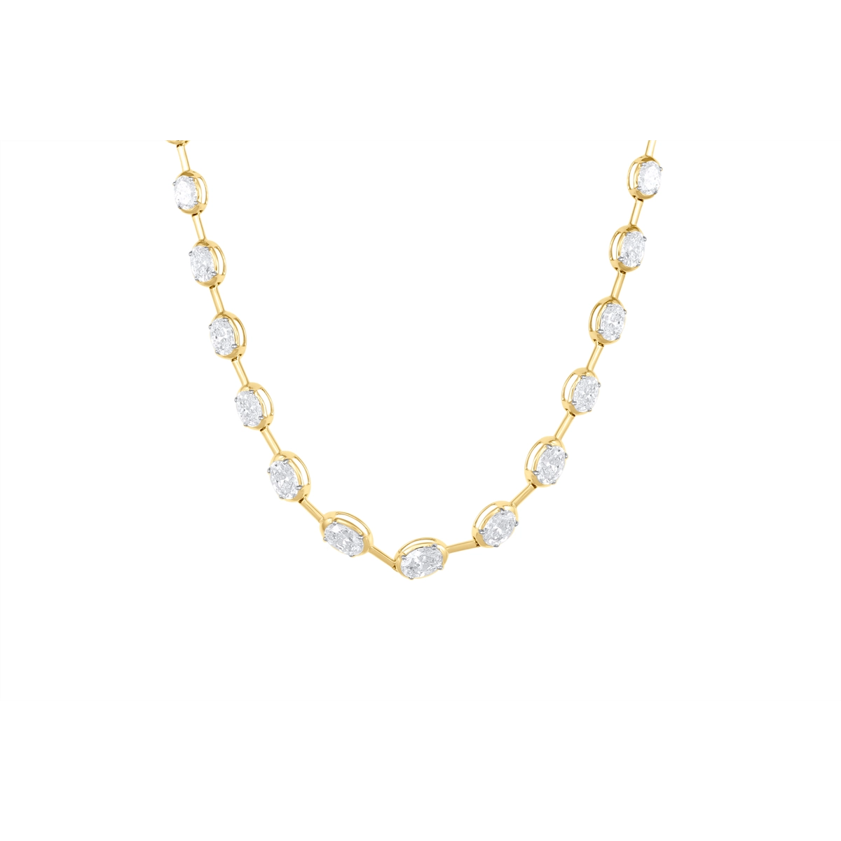 Necklaces Necklaces in Yellow Gold containing Diamond 468174