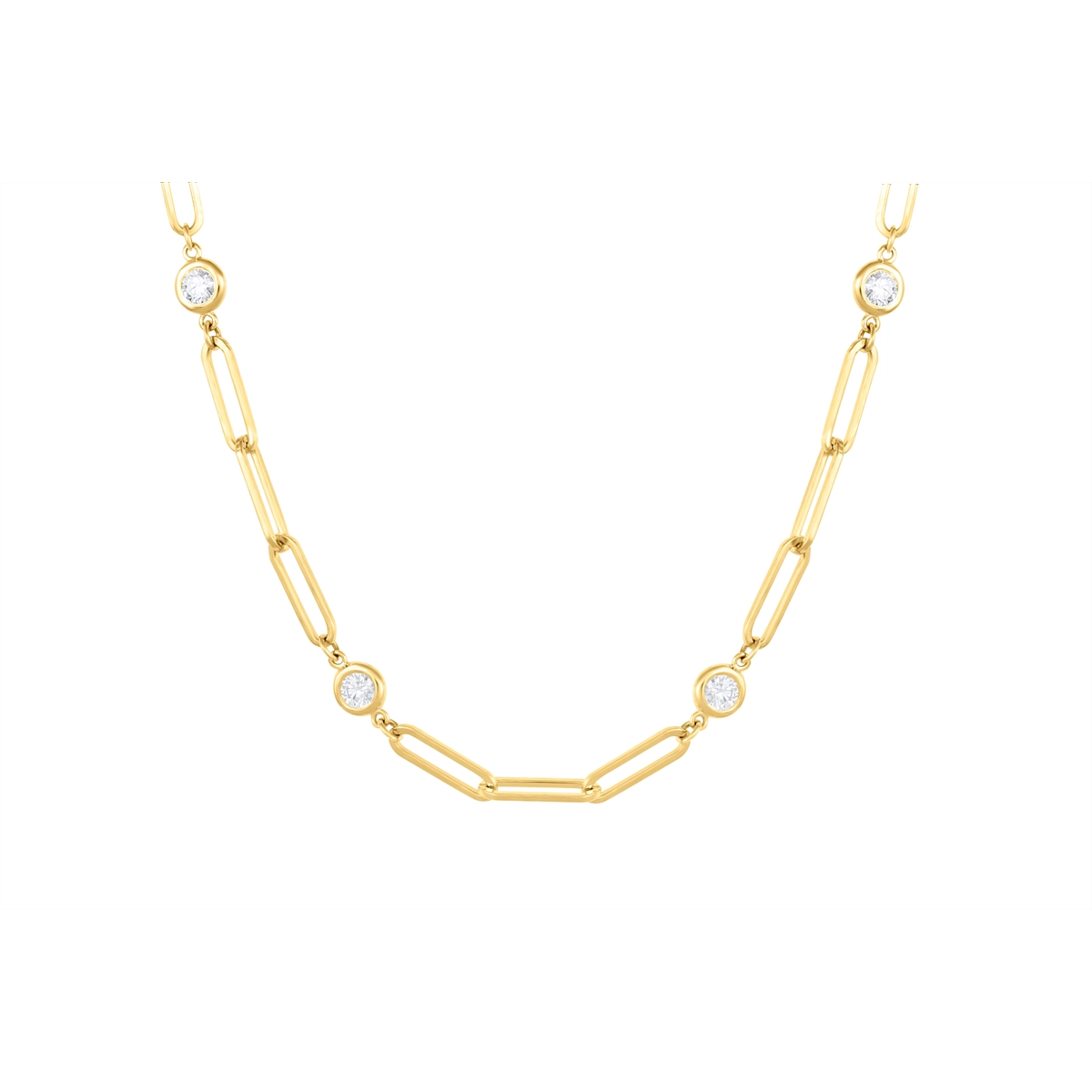 Necklaces Necklaces in Yellow Gold containing Diamond 468180
