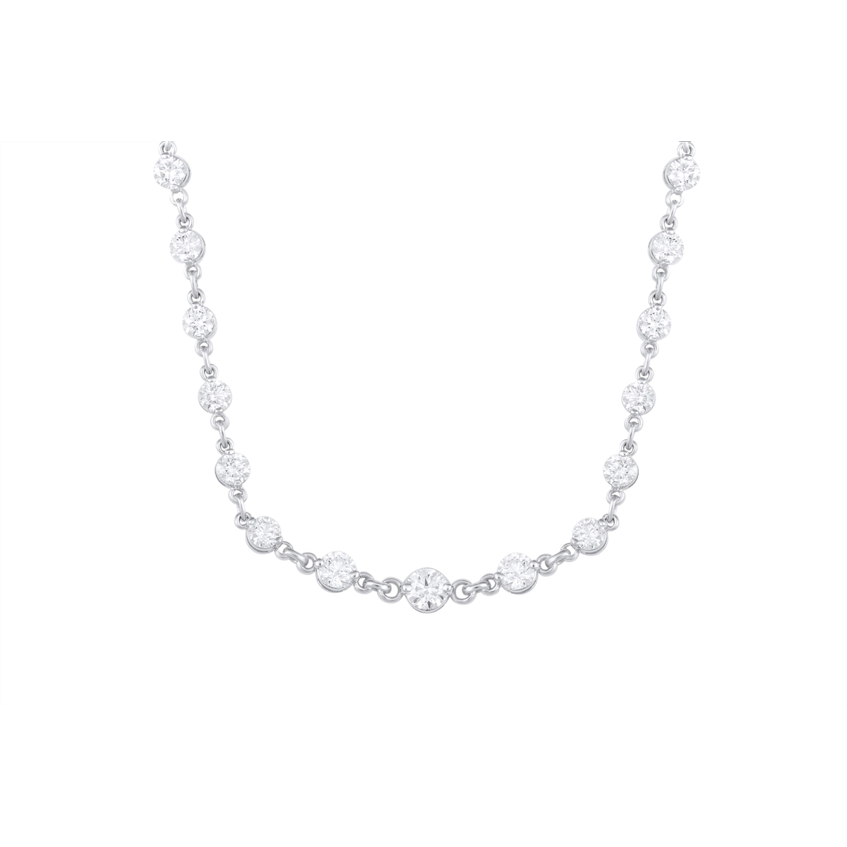Necklaces Necklaces in White Gold containing Diamond 468181