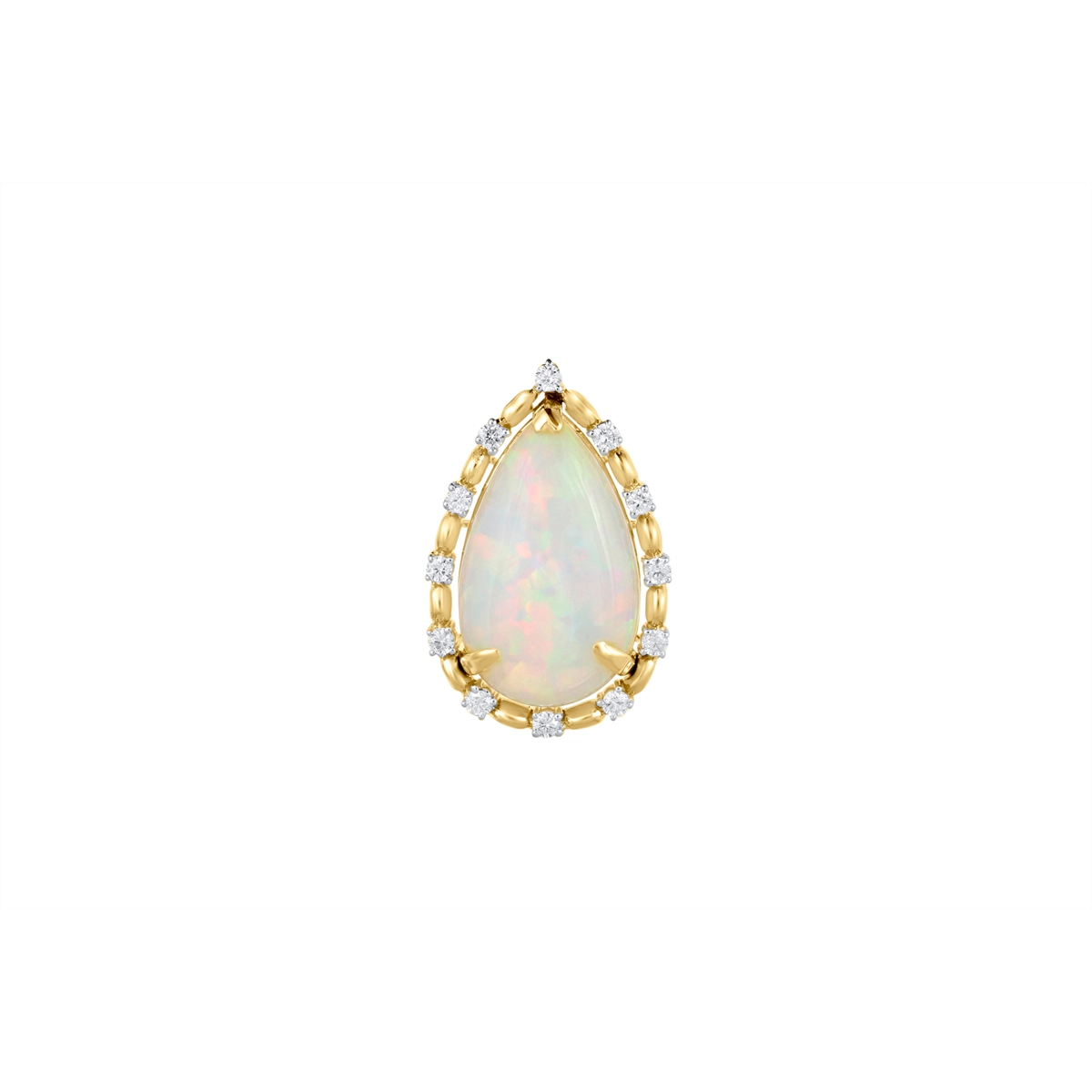 Pendants Pendants in Yellow Gold containing Opal, Multi-gemstone, Diamond 468198
