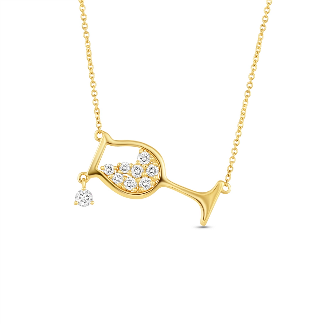 Necklaces Necklaces in Yellow Gold containing Diamond 468202