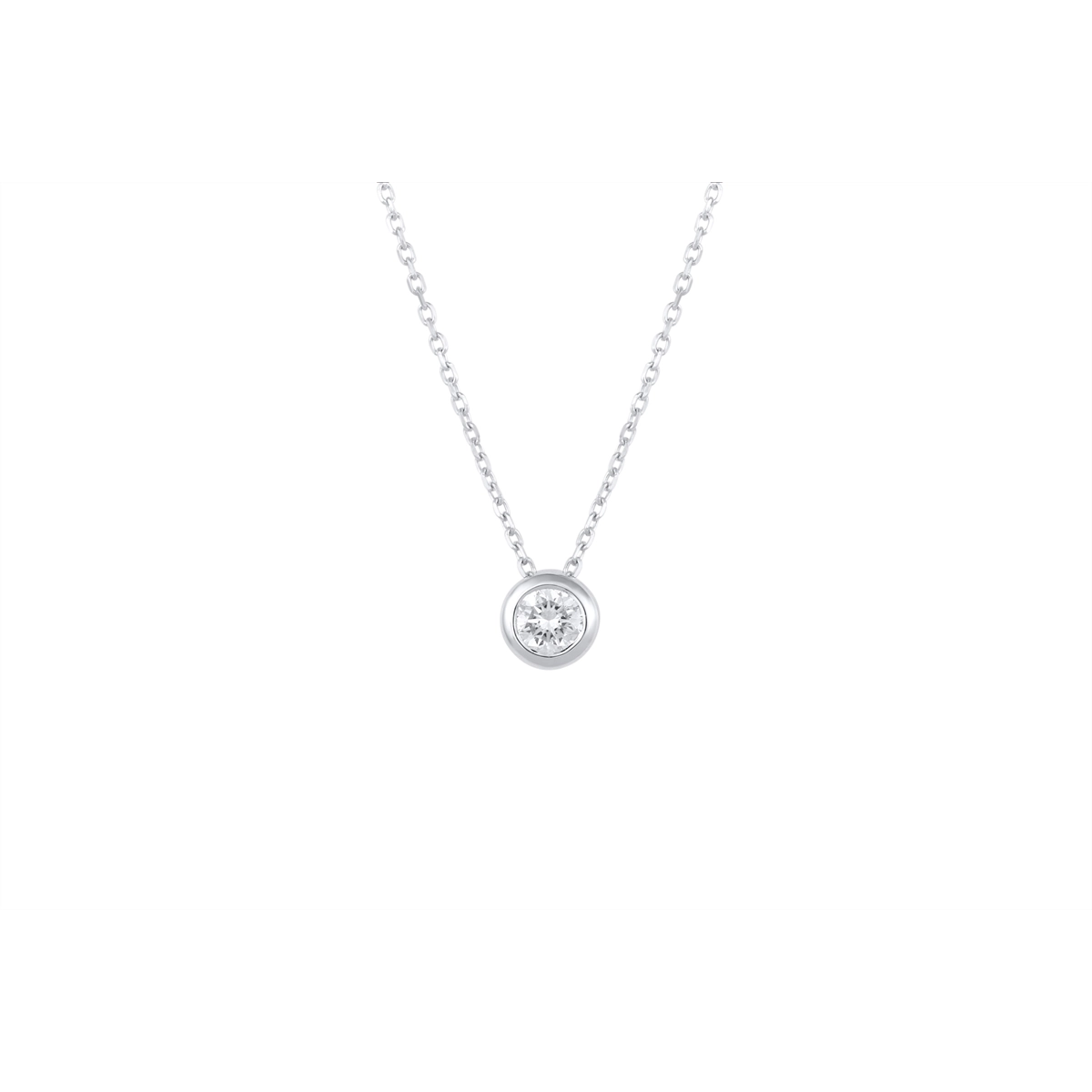 Necklaces Necklaces in White Gold containing Diamond 468204