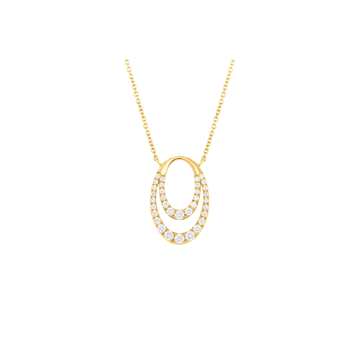 Necklaces Necklaces in Yellow Gold containing Diamond 468217