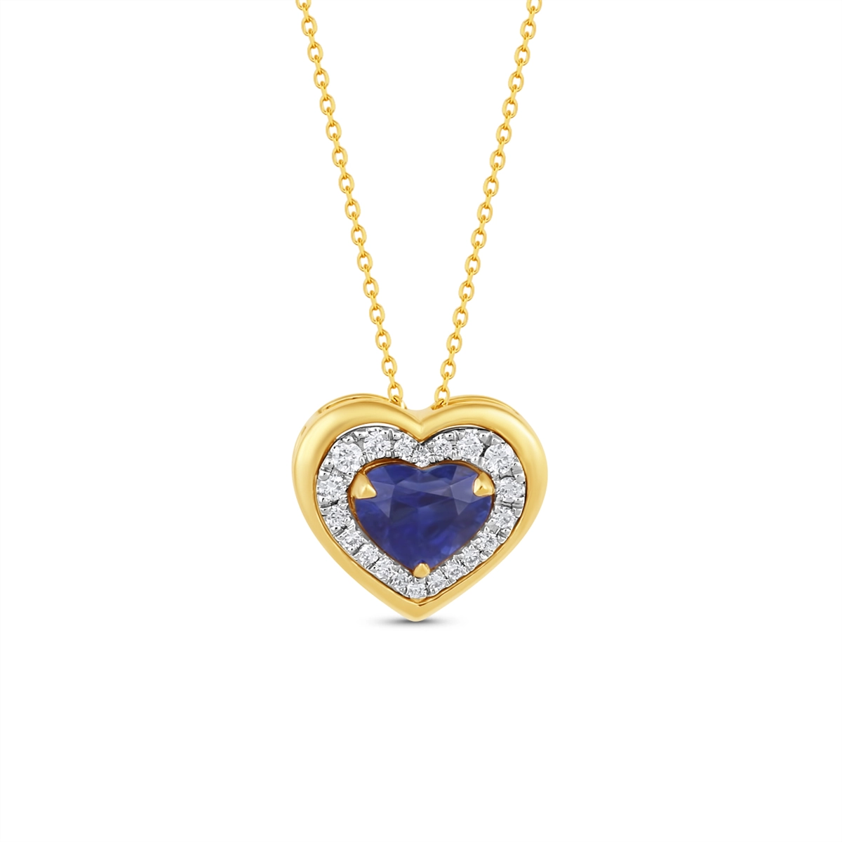 Necklaces Necklaces in Mixed Metals containing Multi-gemstone, Diamond, Sapphire 468219