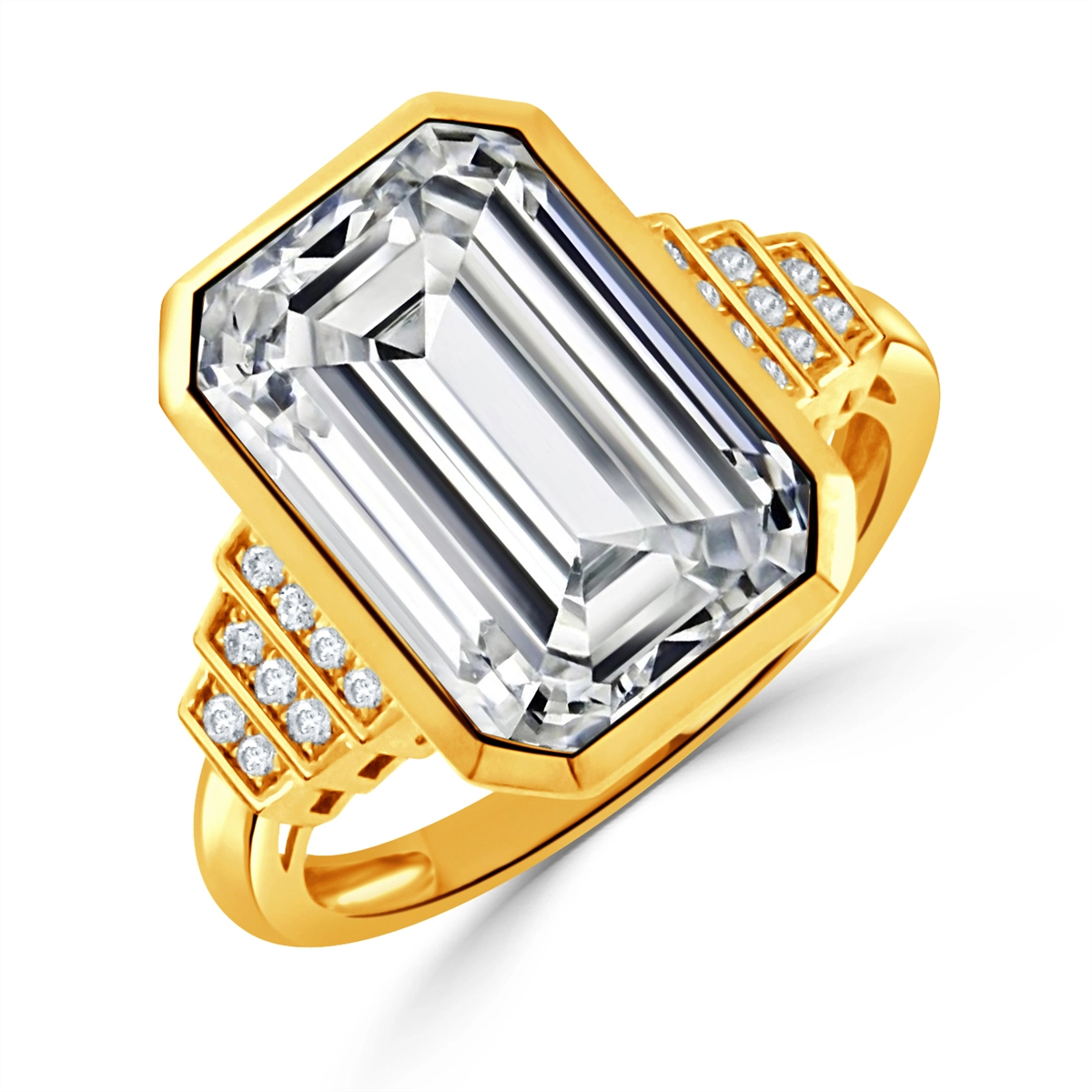 Little Bird Engagement Rings in Yellow Gold containing Diamond LGR127