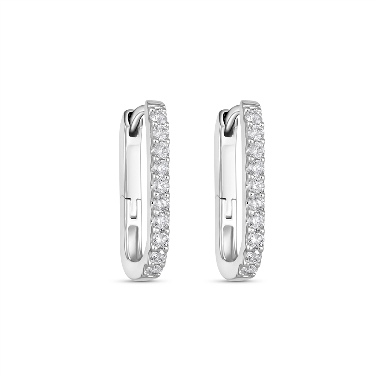Earrings Earrings in White Gold containing Diamond 468254