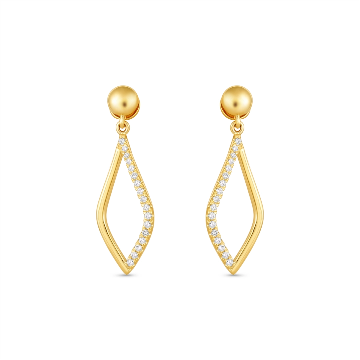Earrings Earrings in Yellow Gold containing Diamond 468260