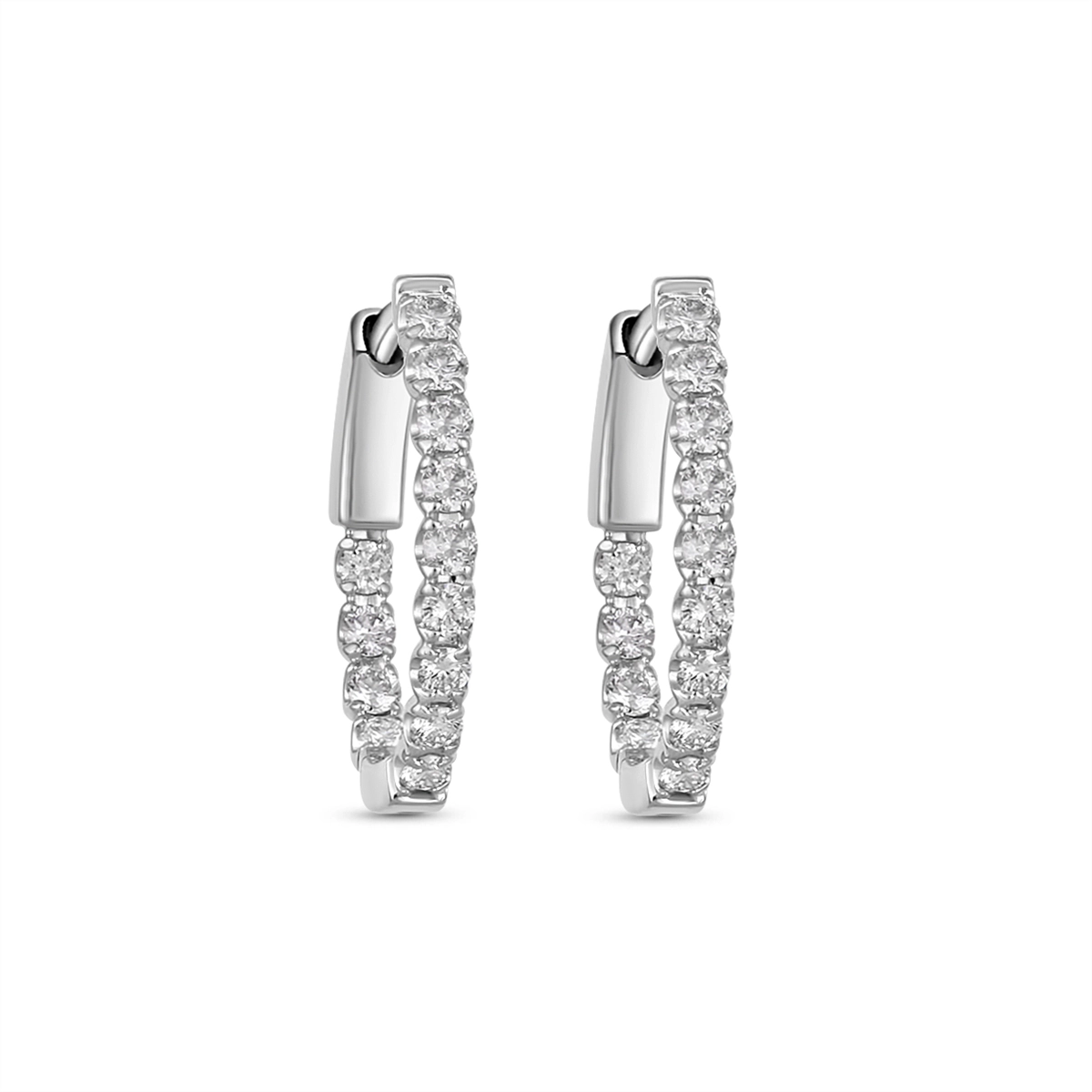 Earrings Earrings in White Gold containing Diamond 468262