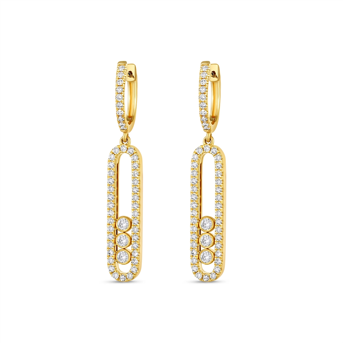 Earrings Earrings in Yellow Gold containing Diamond 468286