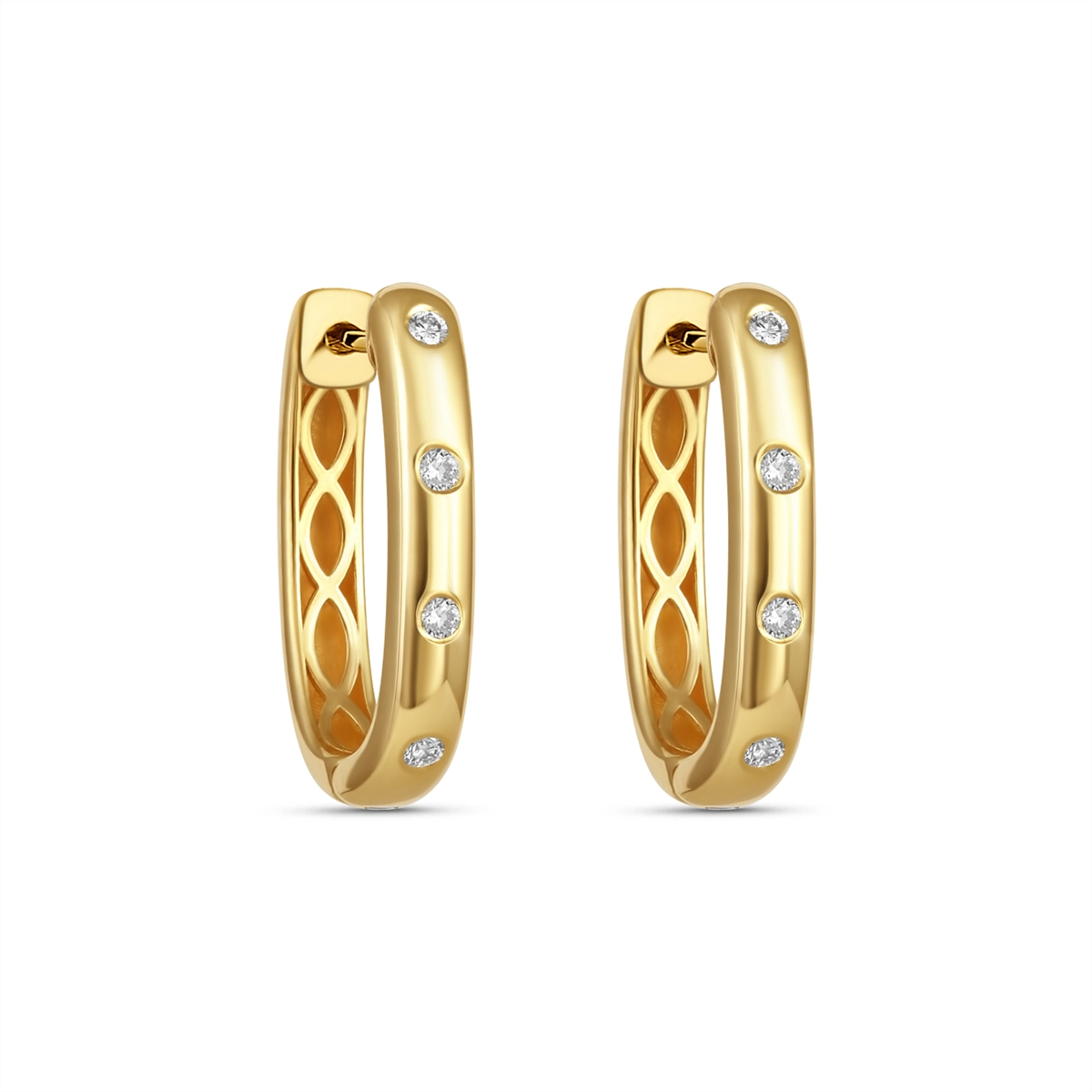 Earrings Earrings in Yellow Gold containing Diamond 468292