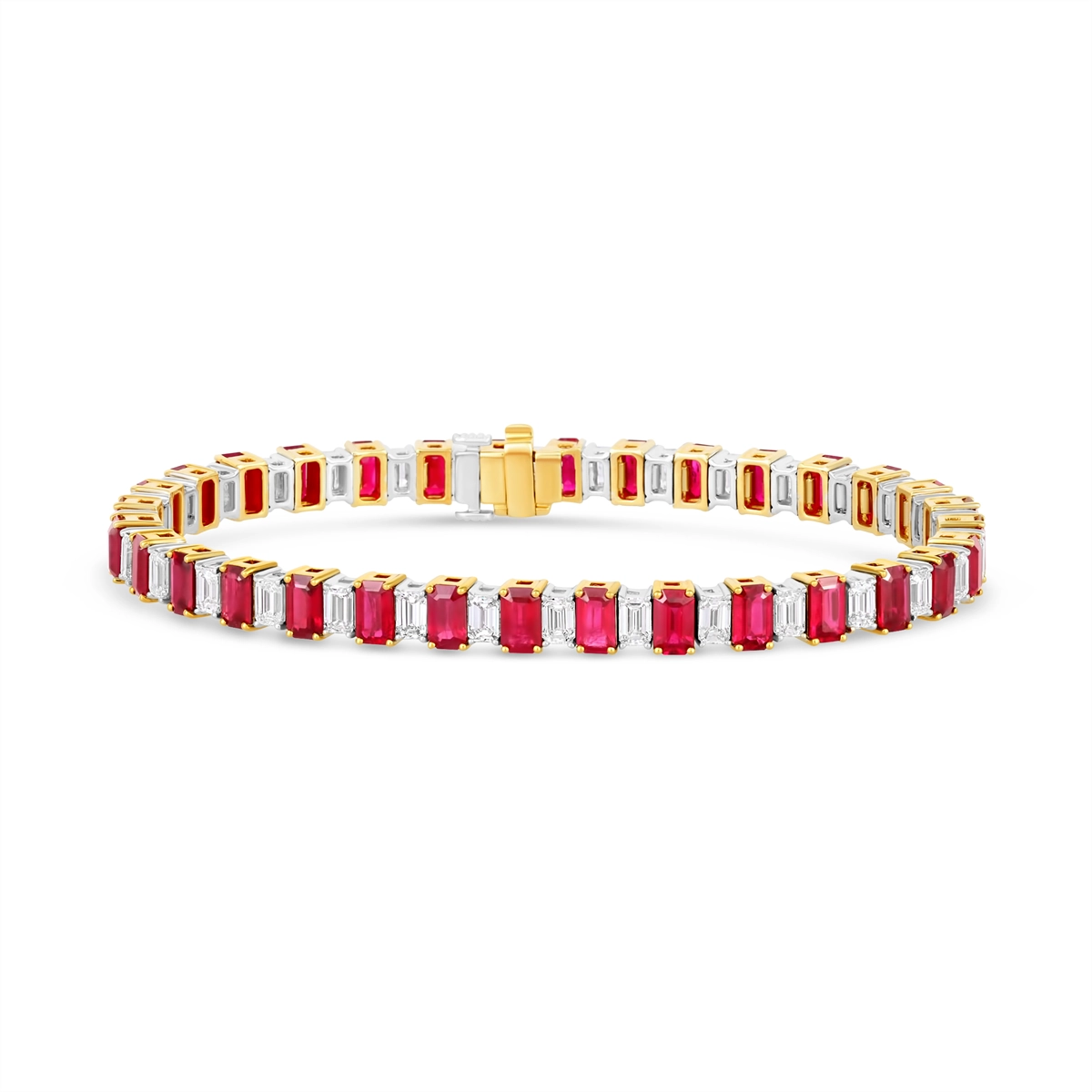 Bracelets Bracelets in Mixed Metals containing Multi-gemstone, Diamond, Ruby 468376
