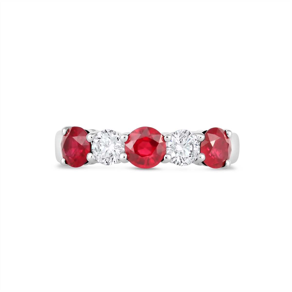Rings Rings in White Gold containing Multi-gemstone, Diamond, Ruby 468379
