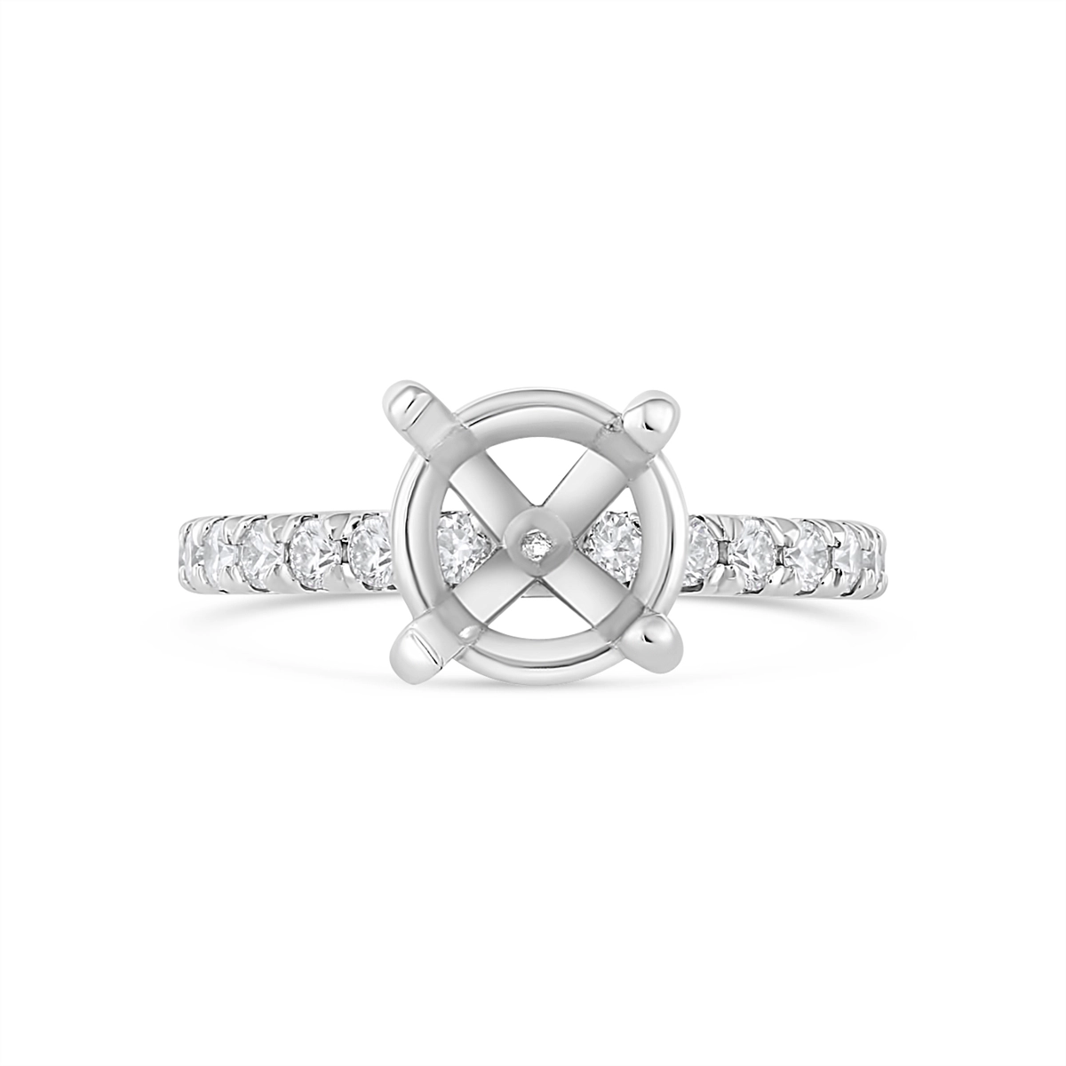 Engagement Collections Engagement Rings in Platinum/Palladium containing Diamond 468455