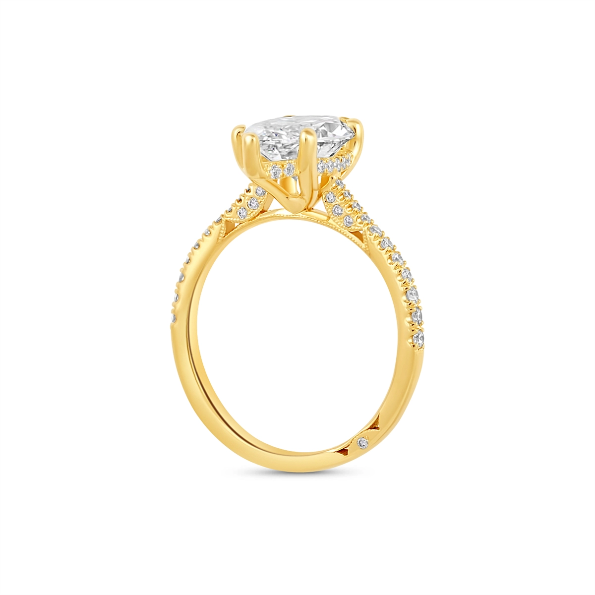 Tacori Engagement Rings in Yellow Gold containing Diamond 2671 MQ 14X7 FY-LAB CTR