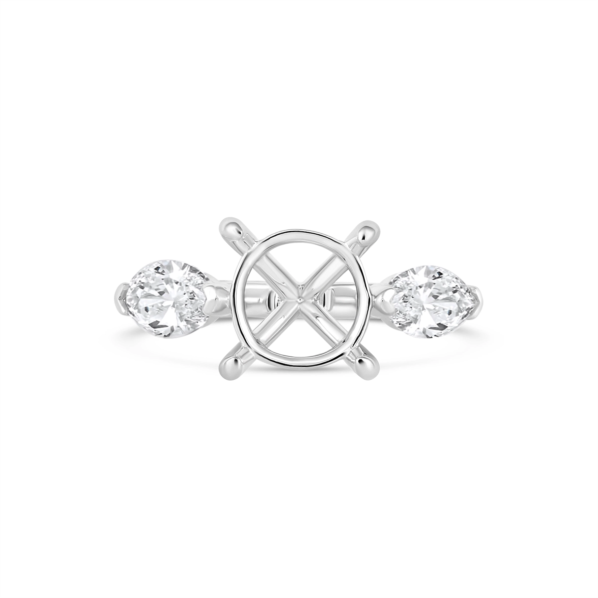Engagement Collections Engagement Rings in Platinum/Palladium containing Diamond 468479